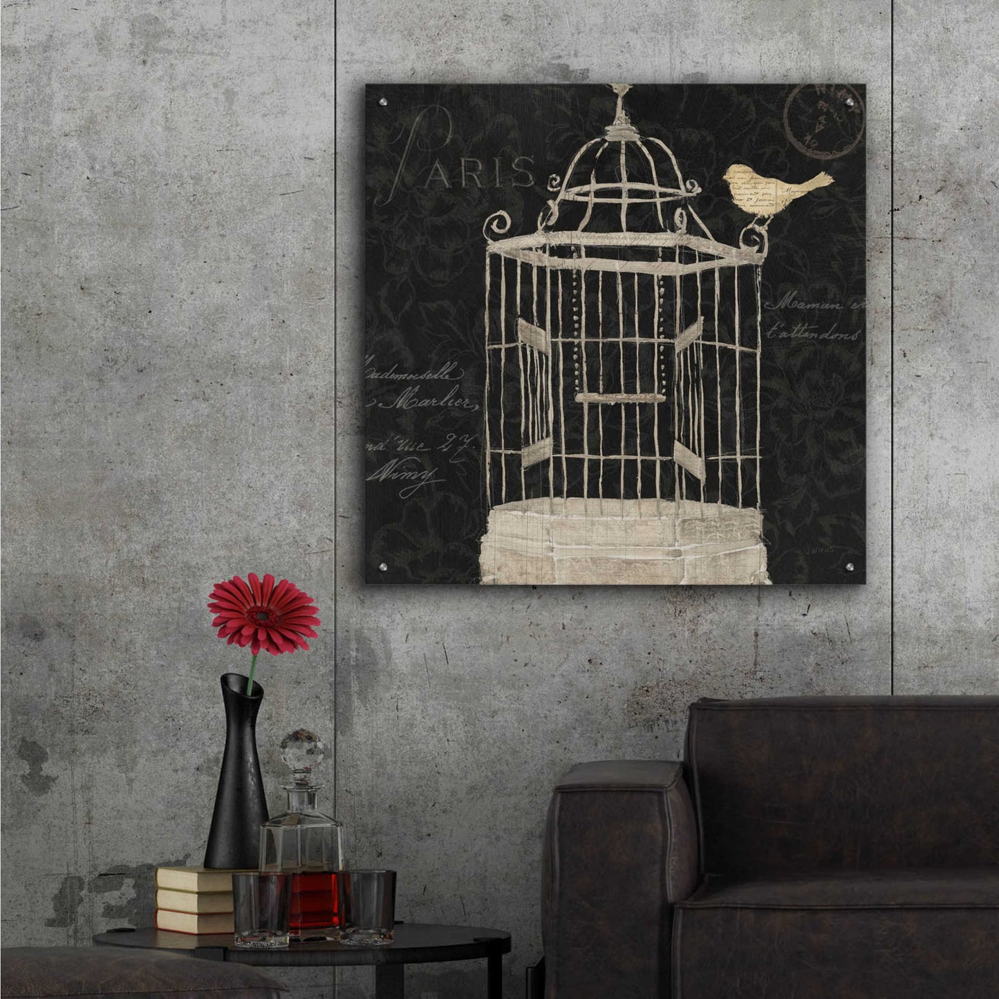 Epic Art 'Via Paris III' by James Wiens, Acrylic Glass Wall Art,36x36