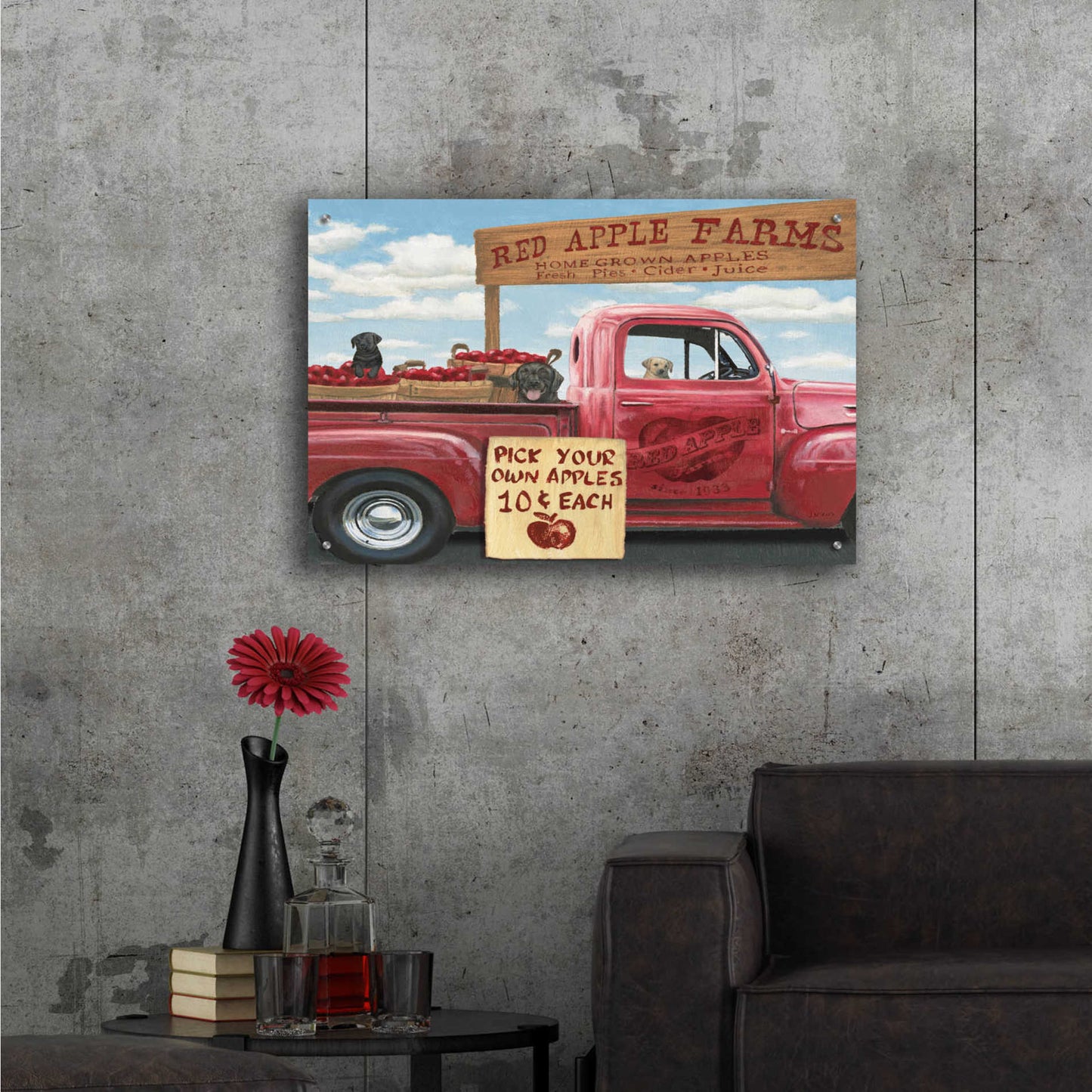 Epic Art 'Market Season' by James Wiens, Acrylic Glass Wall Art,36x24