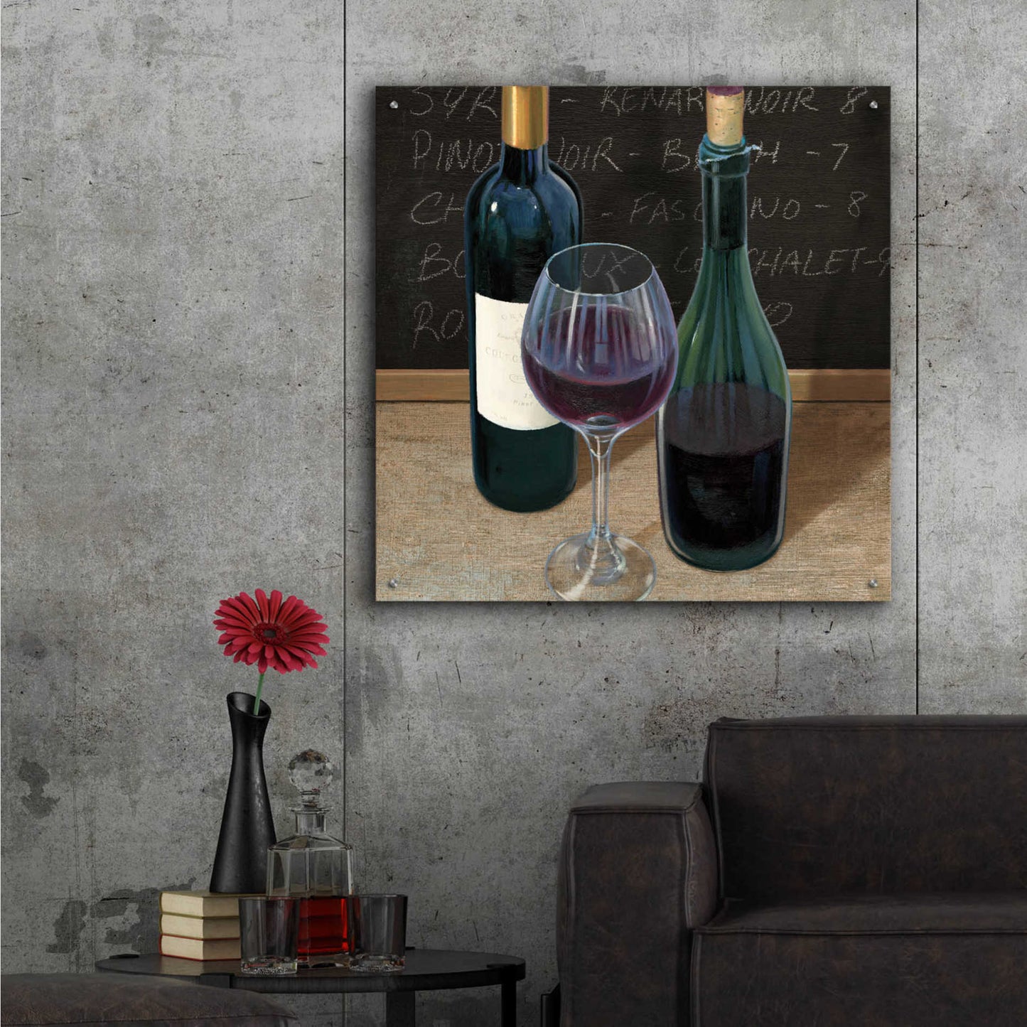 Epic Art 'Wine Spirit III' by James Wiens, Acrylic Glass Wall Art,36x36