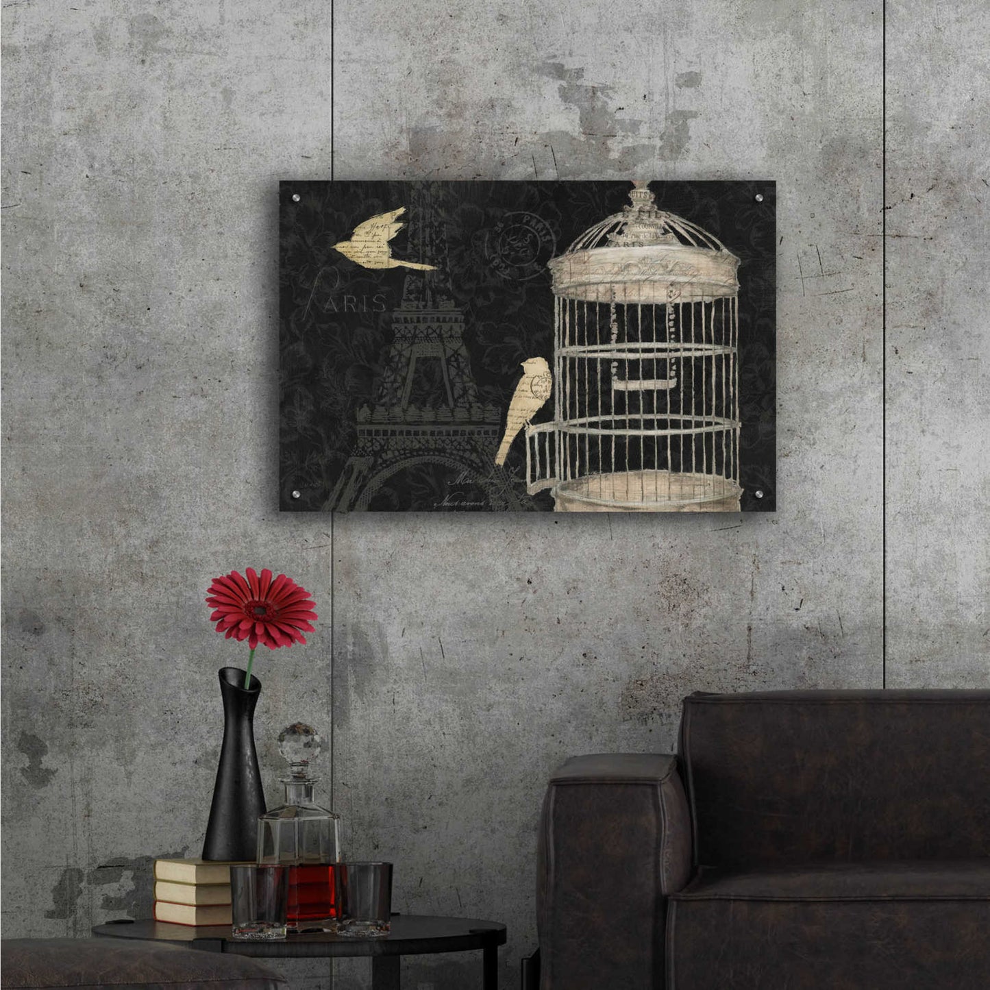 Epic Art 'Via Paris I' by James Wiens, Acrylic Glass Wall Art,36x24