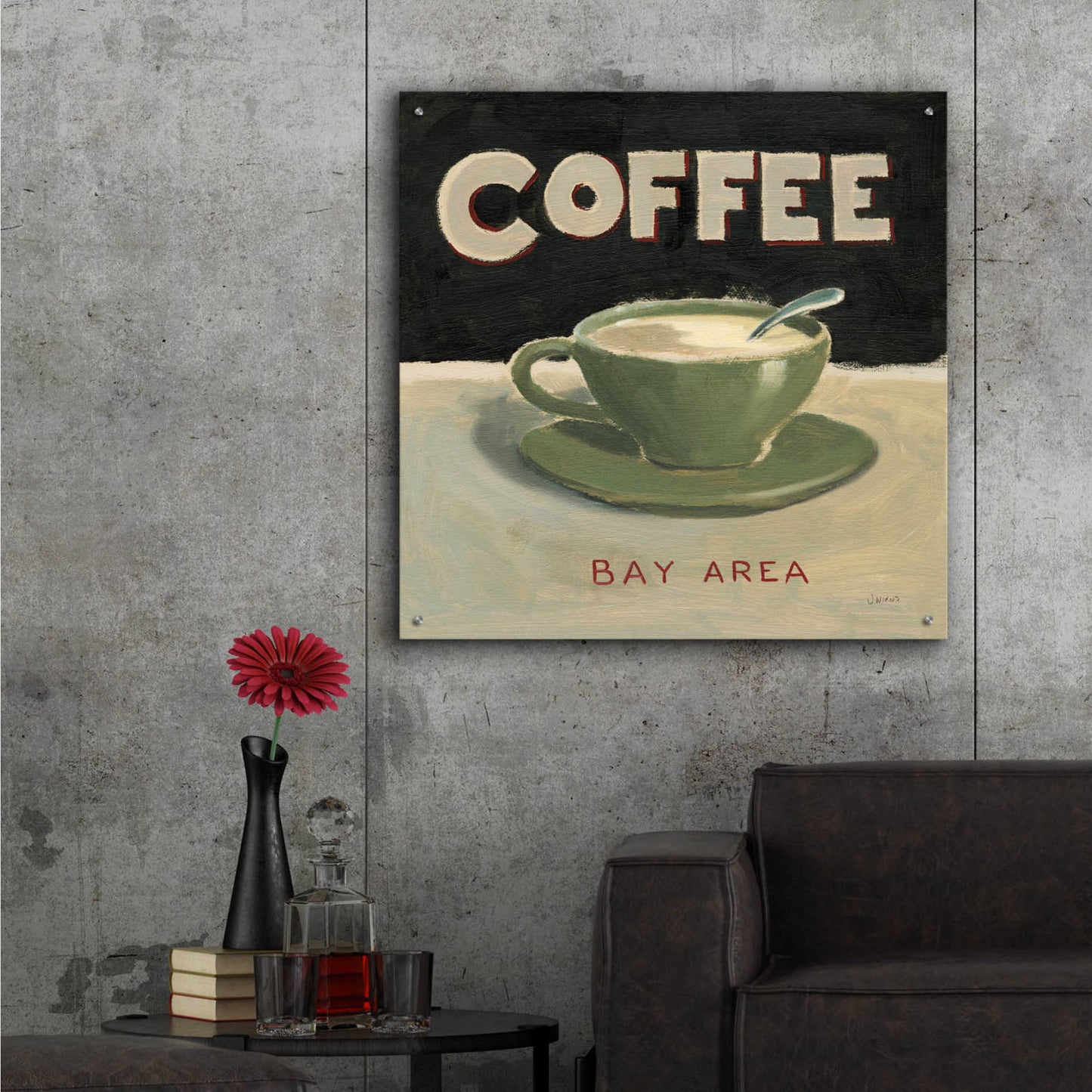 Epic Art 'Coffee Spot III' by James Wiens, Acrylic Glass Wall Art,36x36