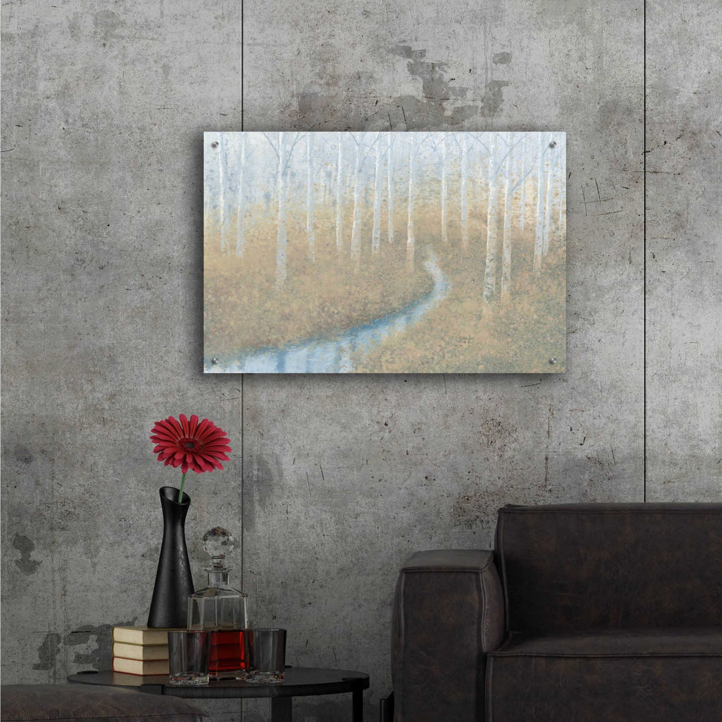Epic Art 'Silver Waters' by James Wiens, Acrylic Glass Wall Art,36x24