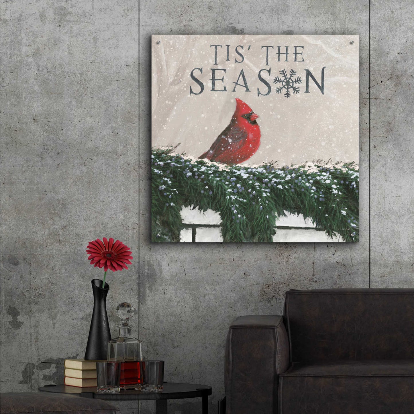 Epic Art 'Christmas Affinity X' by James Wiens, Acrylic Glass Wall Art,36x36