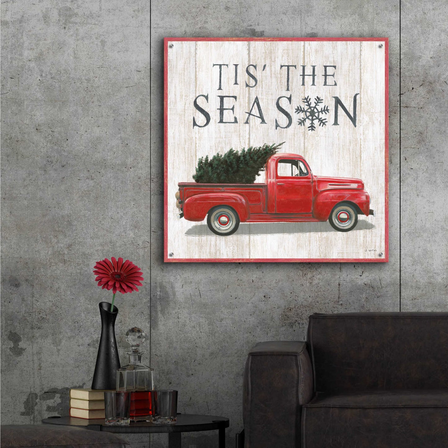 Epic Art 'Christmas Affinity XI' by James Wiens, Acrylic Glass Wall Art,36x36