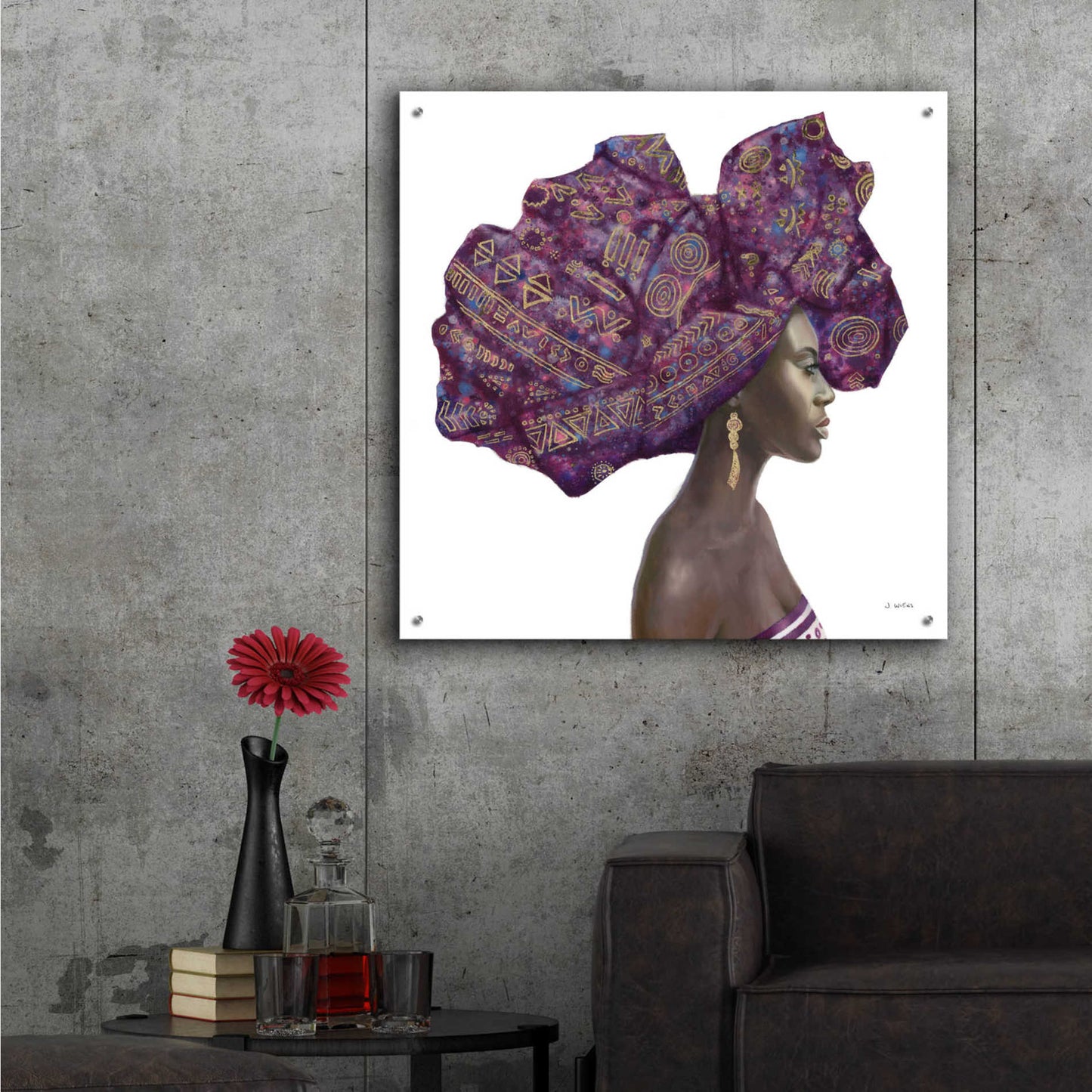 Epic Art 'Pure Style II' by James Wiens, Acrylic Glass Wall Art,36x36