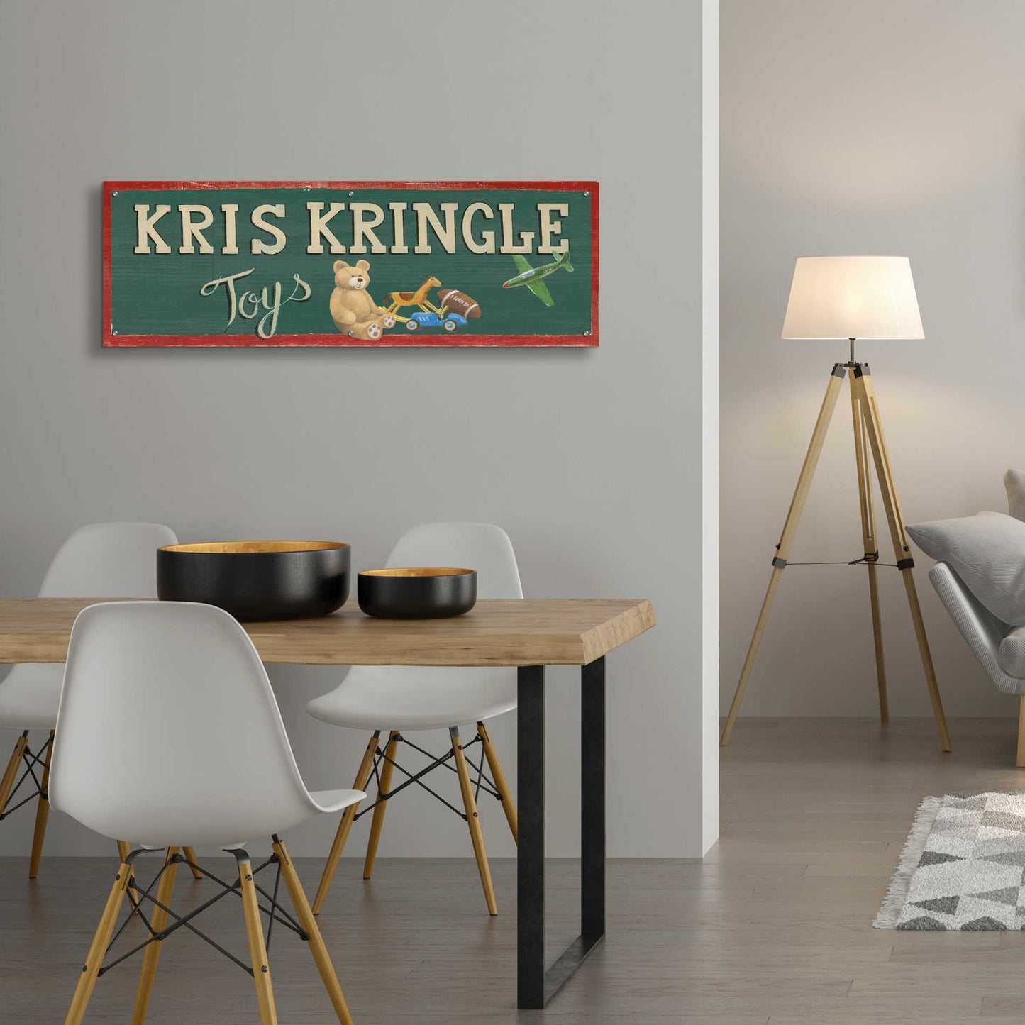 Epic Art 'Holiday Moments VII' by James Wiens, Acrylic Glass Wall Art,48x16