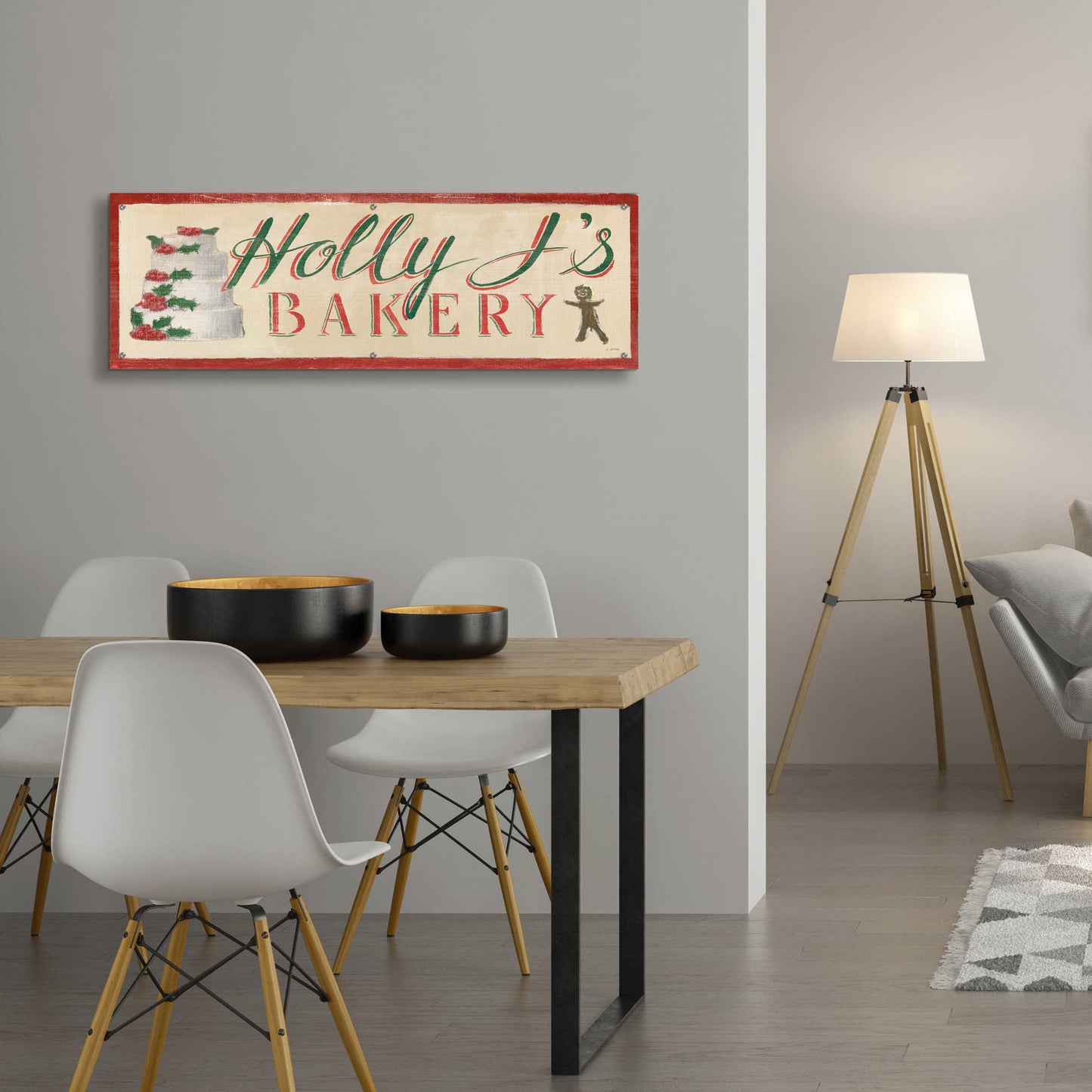 Epic Art 'Holiday Moments IX' by James Wiens, Acrylic Glass Wall Art,48x16