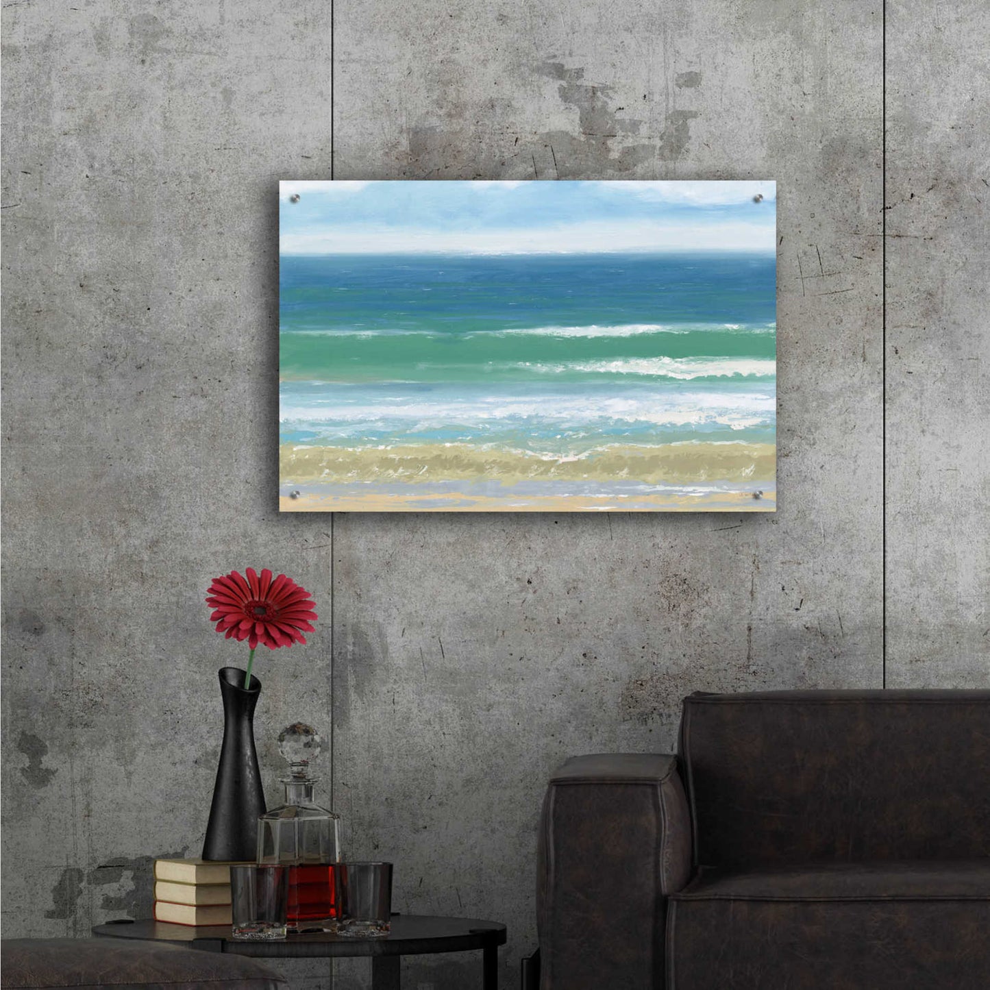 Epic Art 'Shoreline' by James Wiens, Acrylic Glass Wall Art,36x24