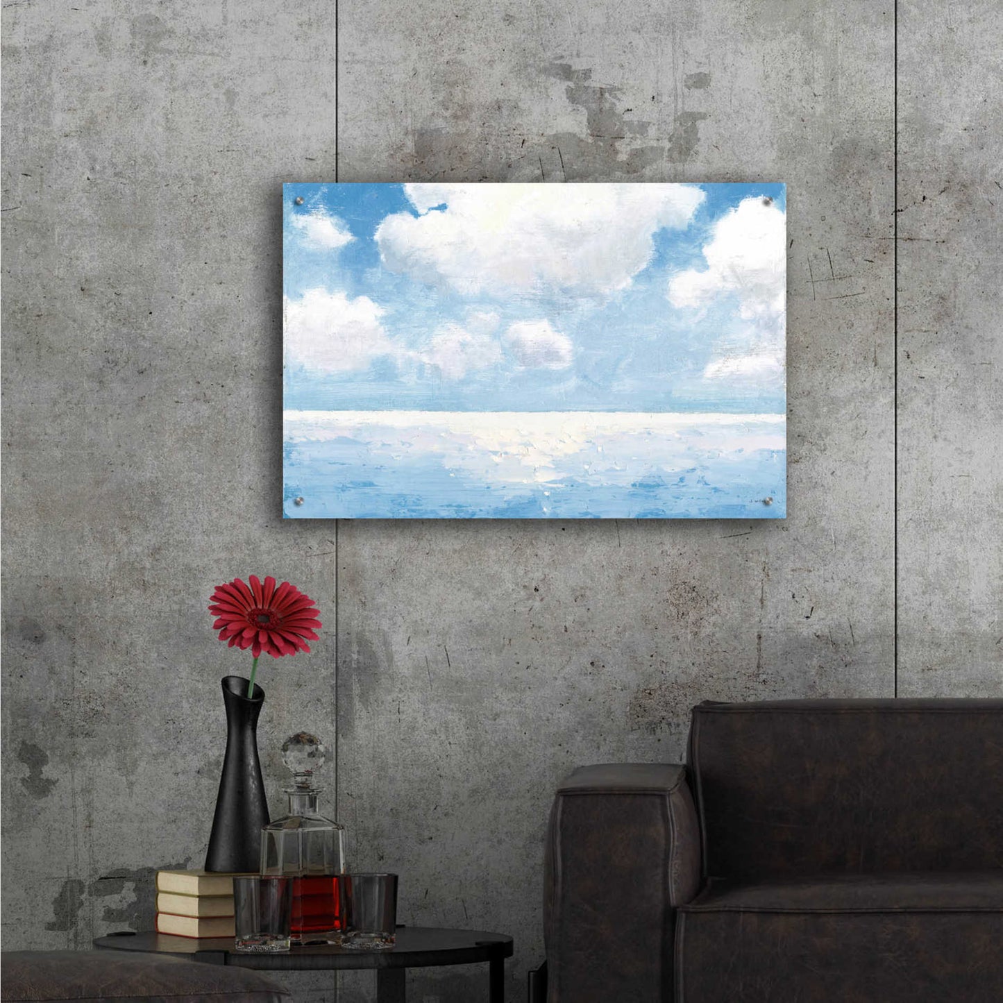 Epic Art 'Sparkling Sea' by James Wiens, Acrylic Glass Wall Art,36x24