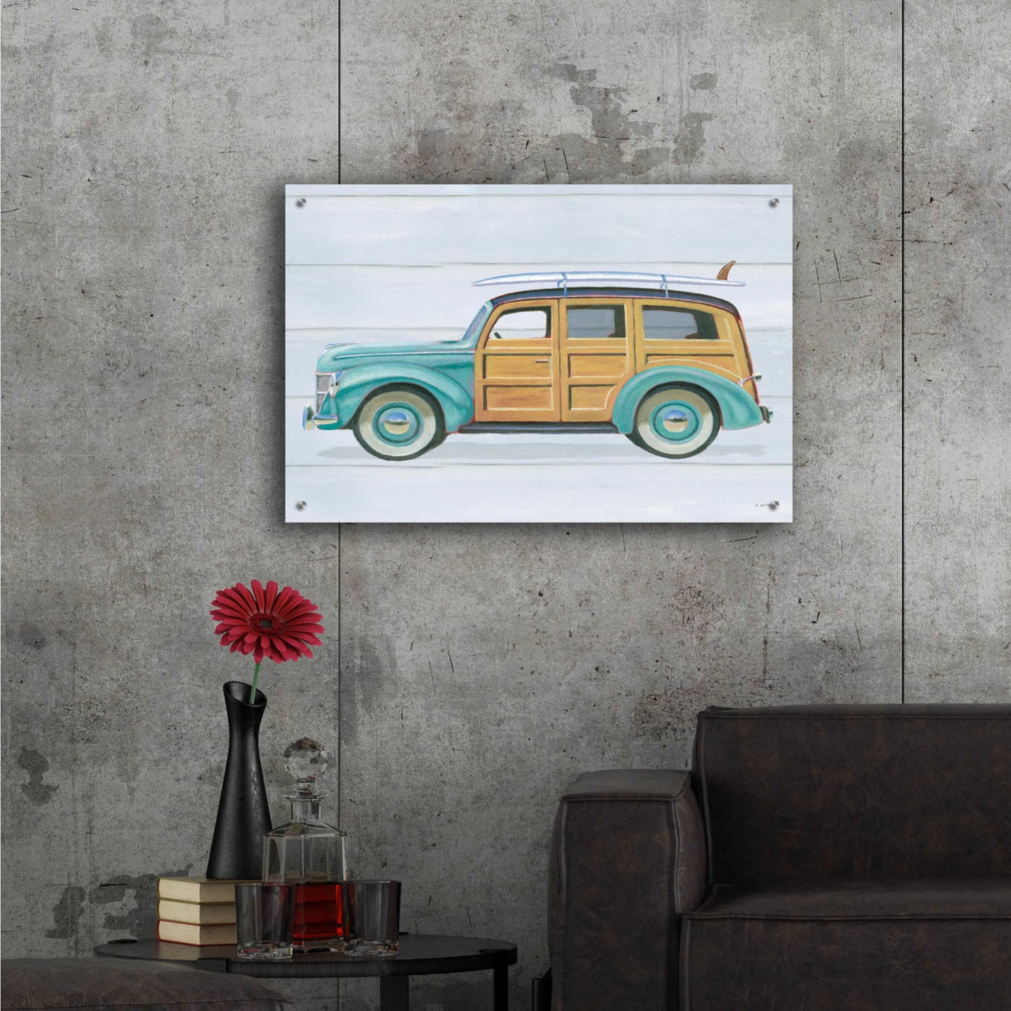 Epic Art 'Beach Ride VIII' by James Wiens, Acrylic Glass Wall Art,36x24