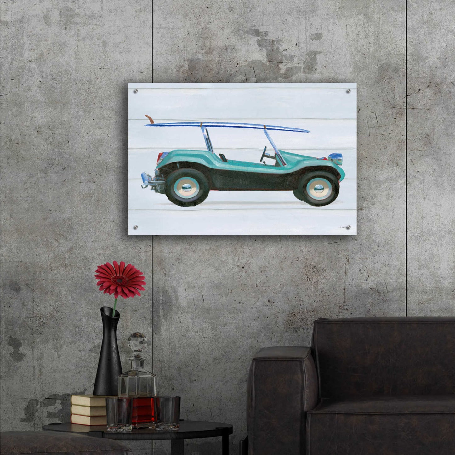 Epic Art 'Beach Ride IX' by James Wiens, Acrylic Glass Wall Art,36x24