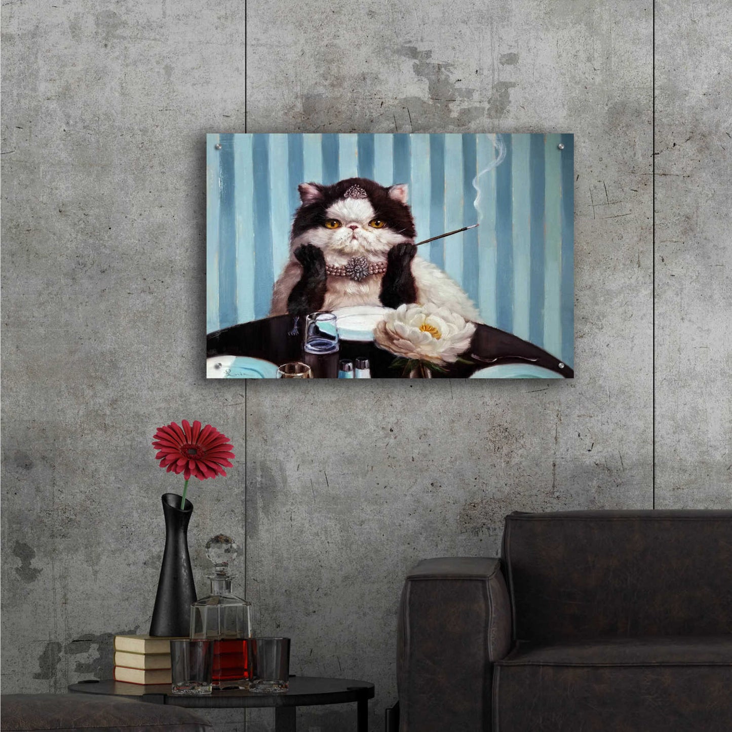 Epic Art 'Breakfast at Tiffany’s' by Lucia Heffernan, Acrylic Glass Wall Art,36x24