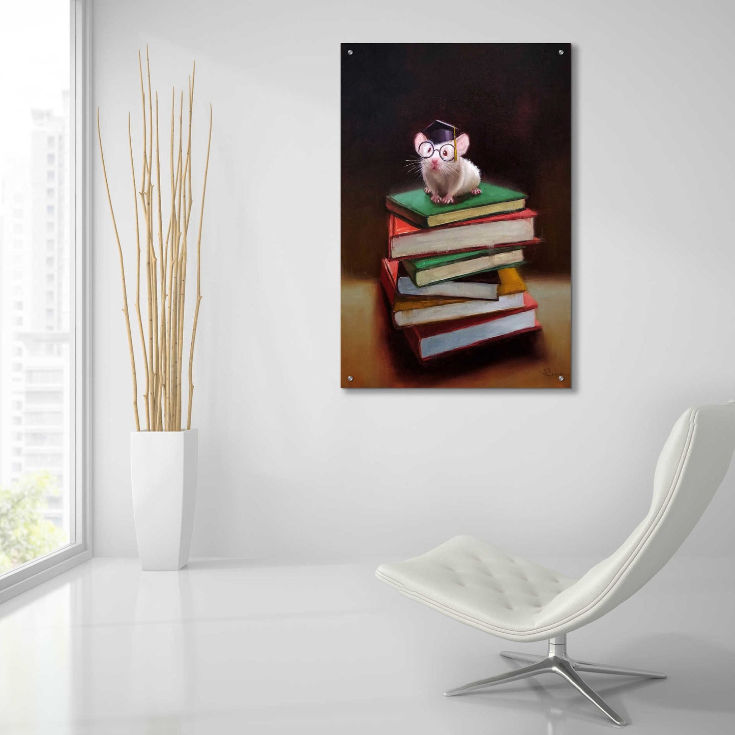 Epic Art 'The Valedictorian' by Lucia Heffernan, Acrylic Glass Wall Art,24x36