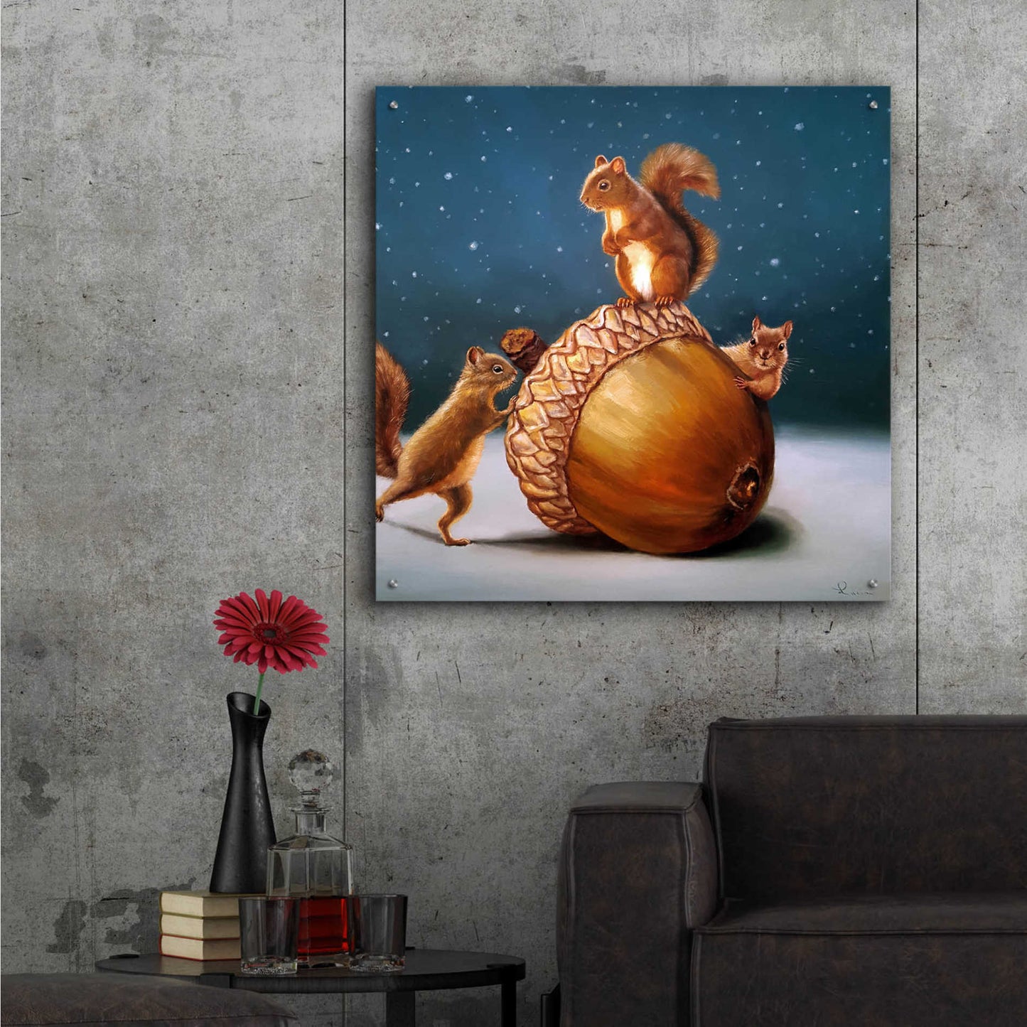 Epic Art 'The Big Find' by Lucia Heffernan, Acrylic Glass Wall Art,36x36