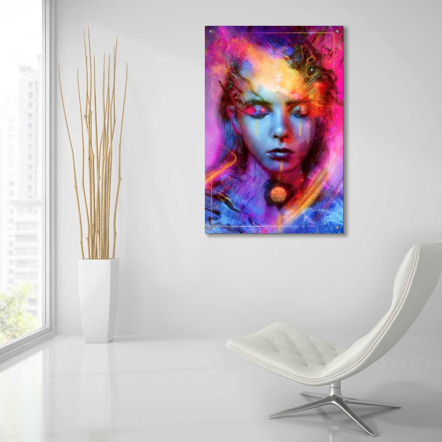 Epic Art 'Neptunian Metanoia' by Mario Sanchez Nevado, Acrylic Glass Wall Art,24x36