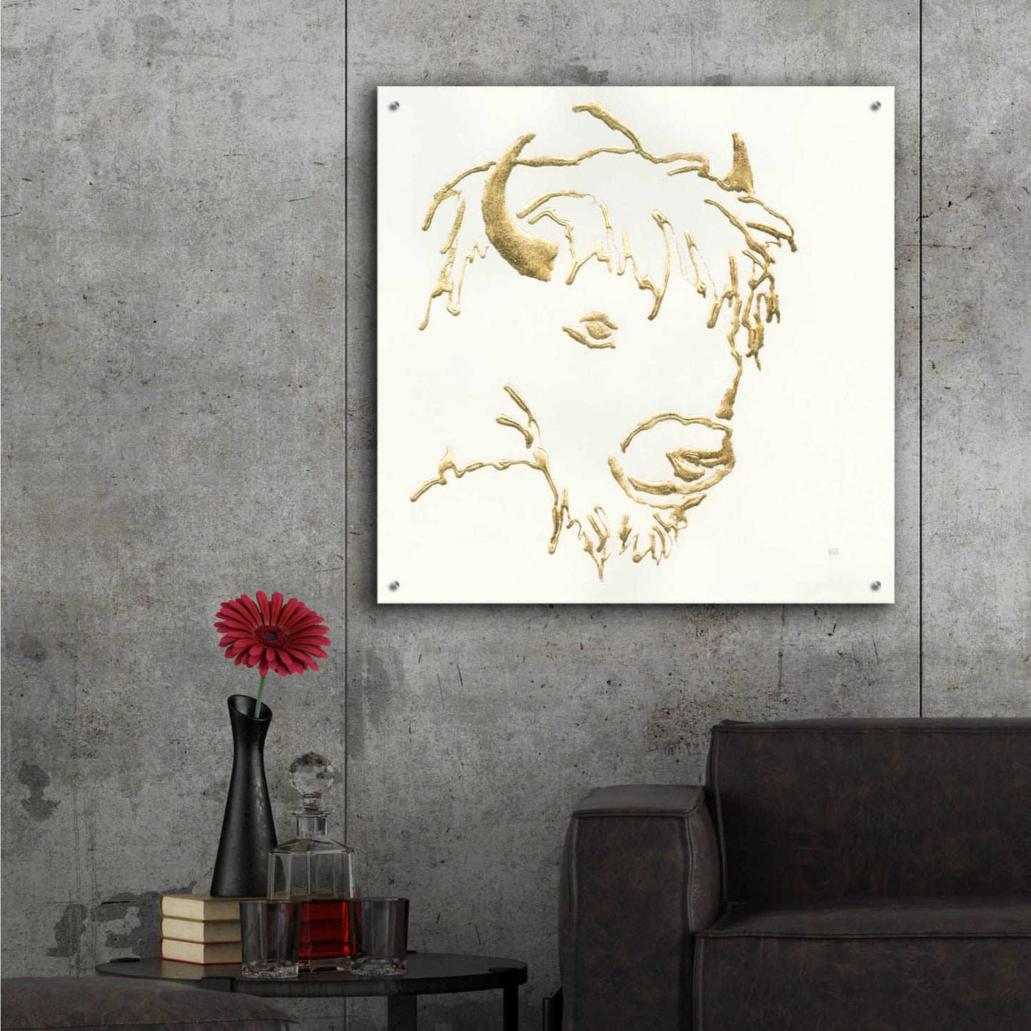 Epic Art 'Gilded Buffalo' by Chris Paschke,36x36