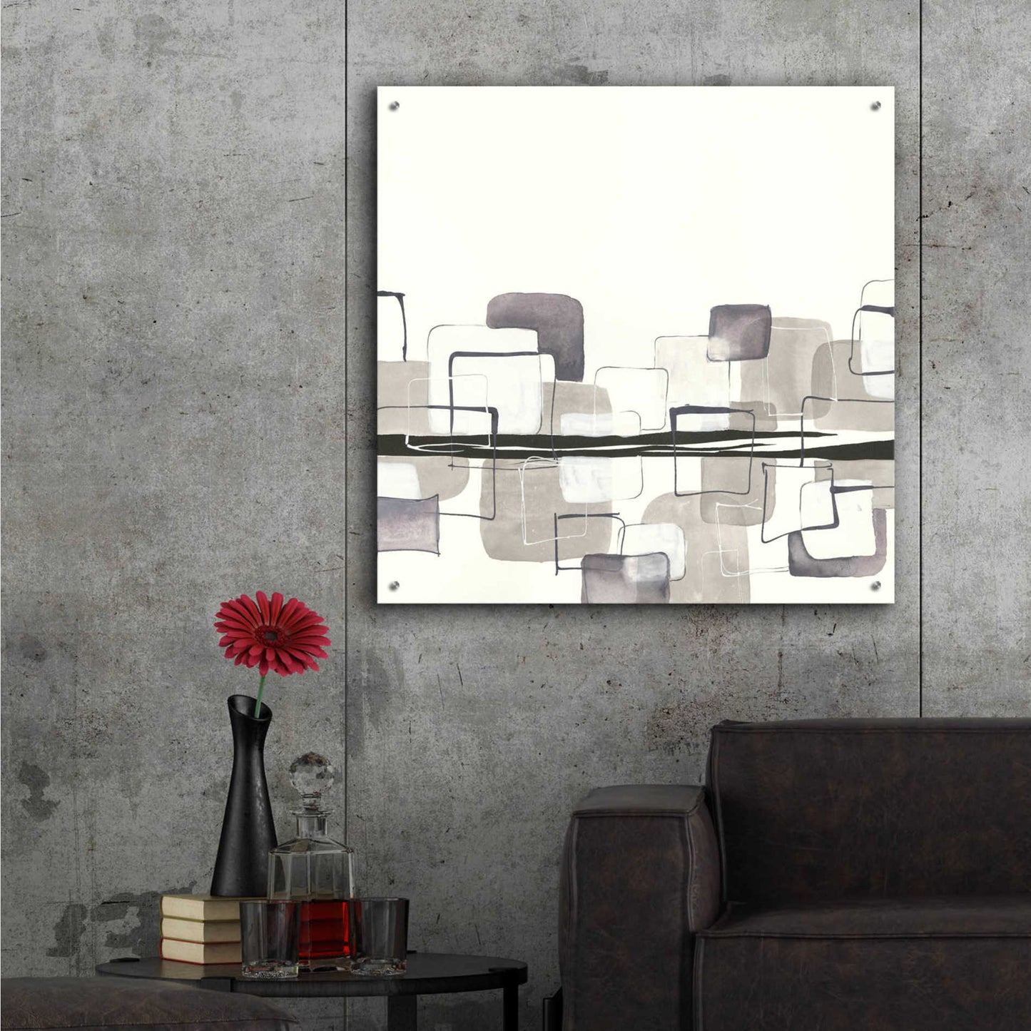 Epic Art 'Placid Boxes I' by Chris Paschke,36x36