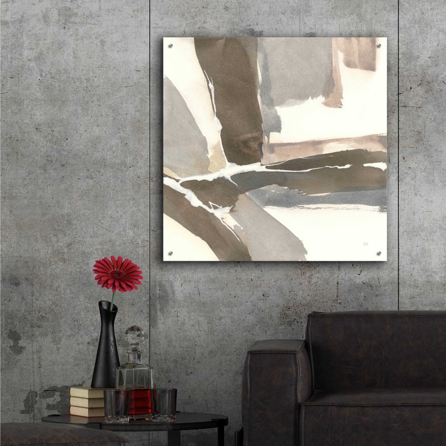 Epic Art 'White And Placid II' by Chris Paschke,36x36