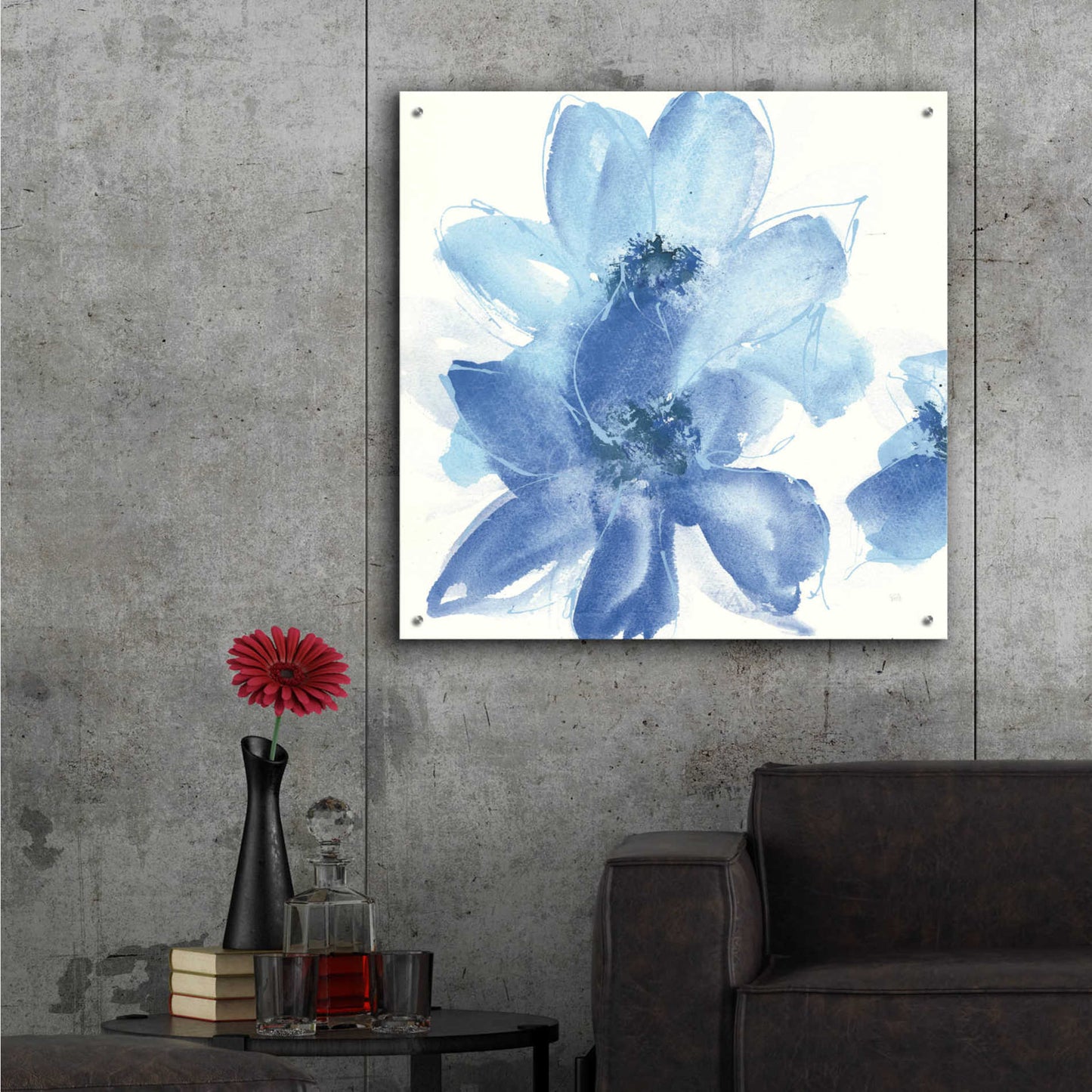 Epic Art 'Cobalt Clematis I' by Chris Paschke,36x36