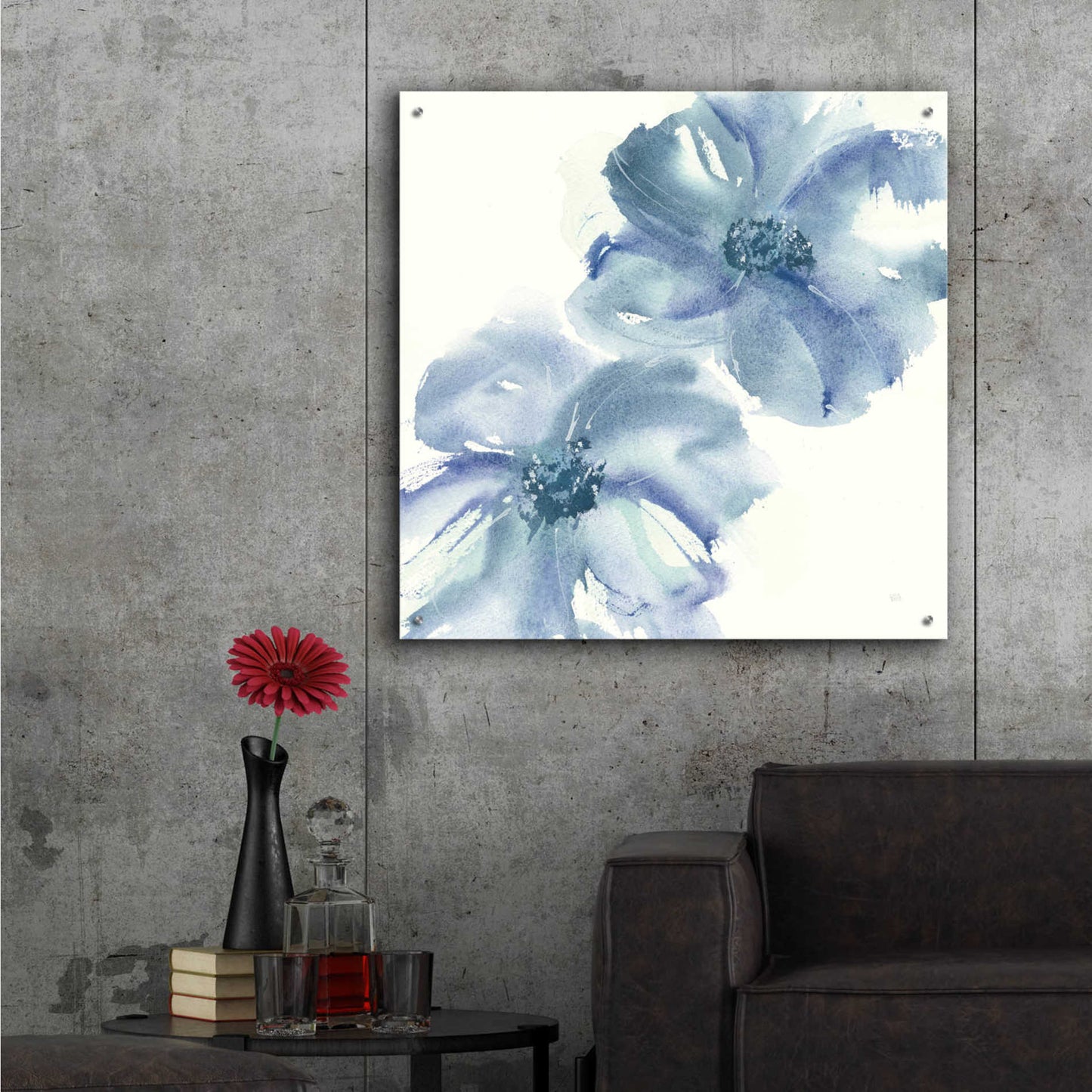 Epic Art 'Indigo Mint II' by Chris Paschke,36x36