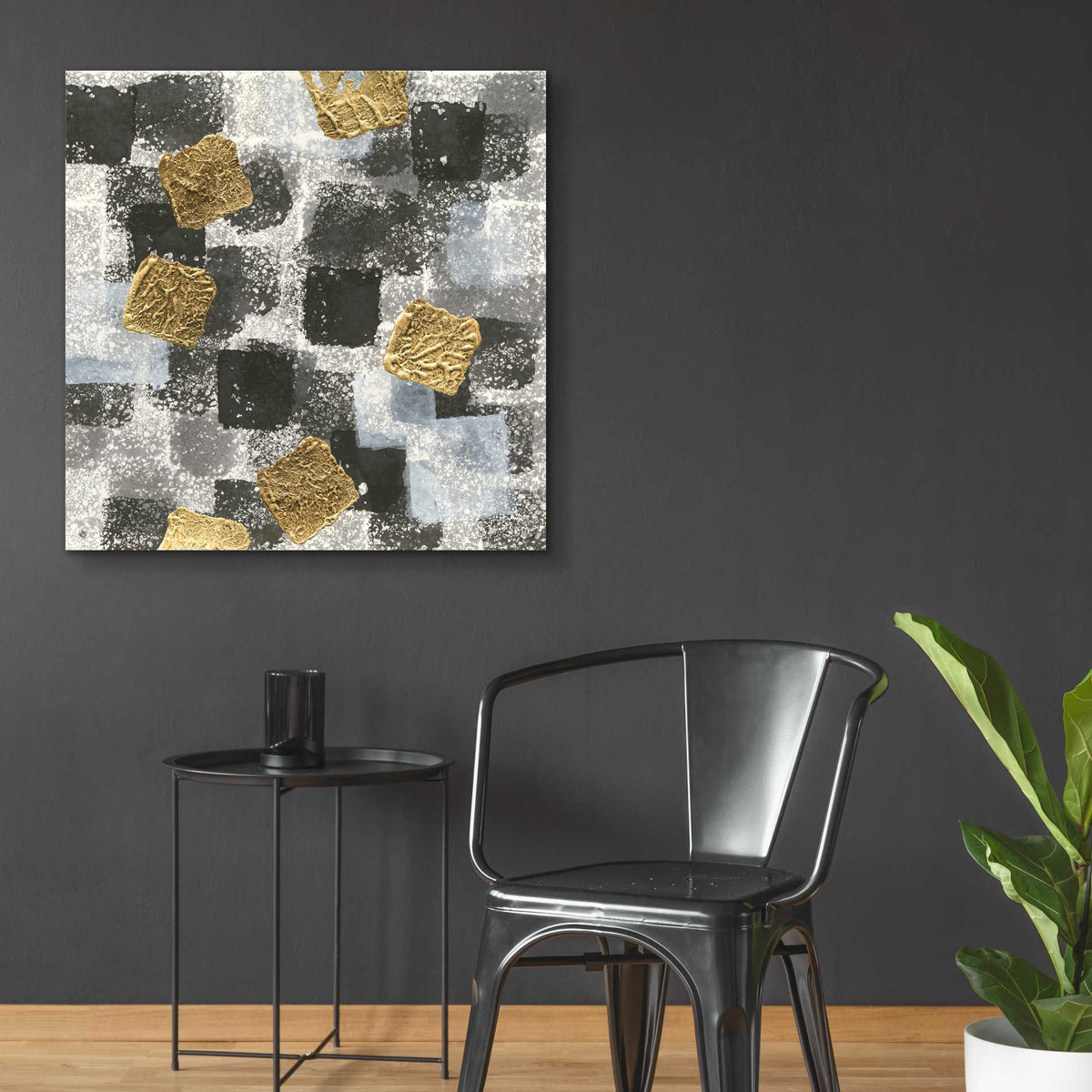 Epic Art 'Gold Squares III' by Chris Paschke,36x36
