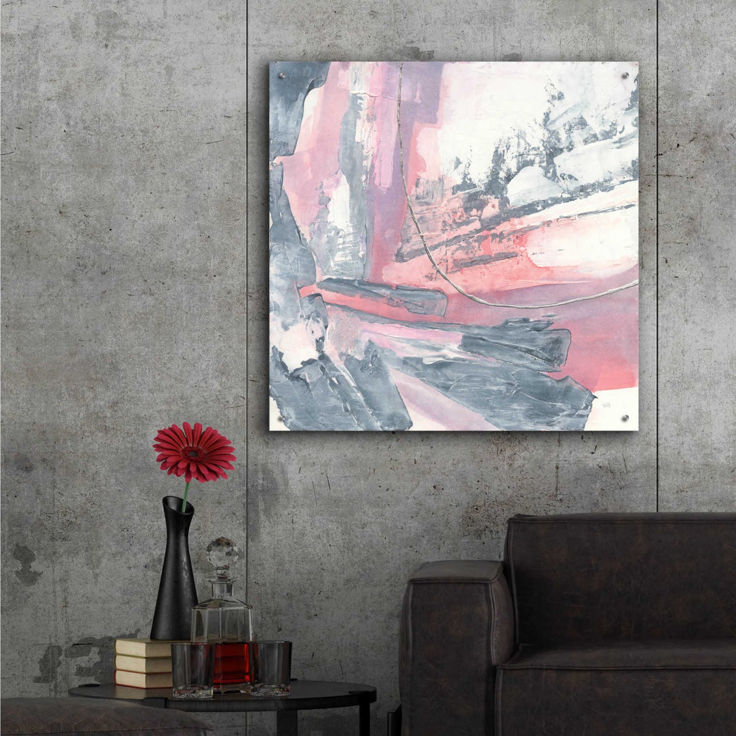 Epic Art 'Whitewashed Blush I' by Chris Paschke,36x36