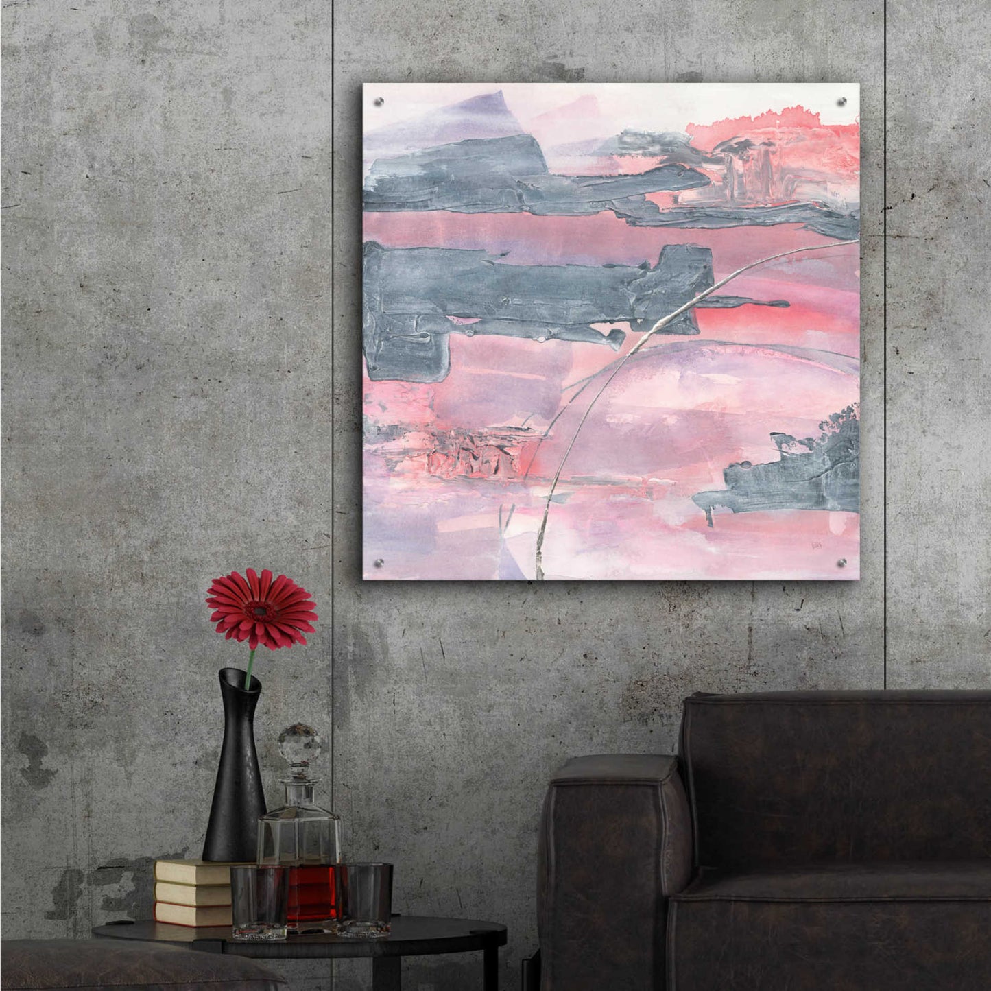 Epic Art 'Whitewashed Blush II' by Chris Paschke,36x36