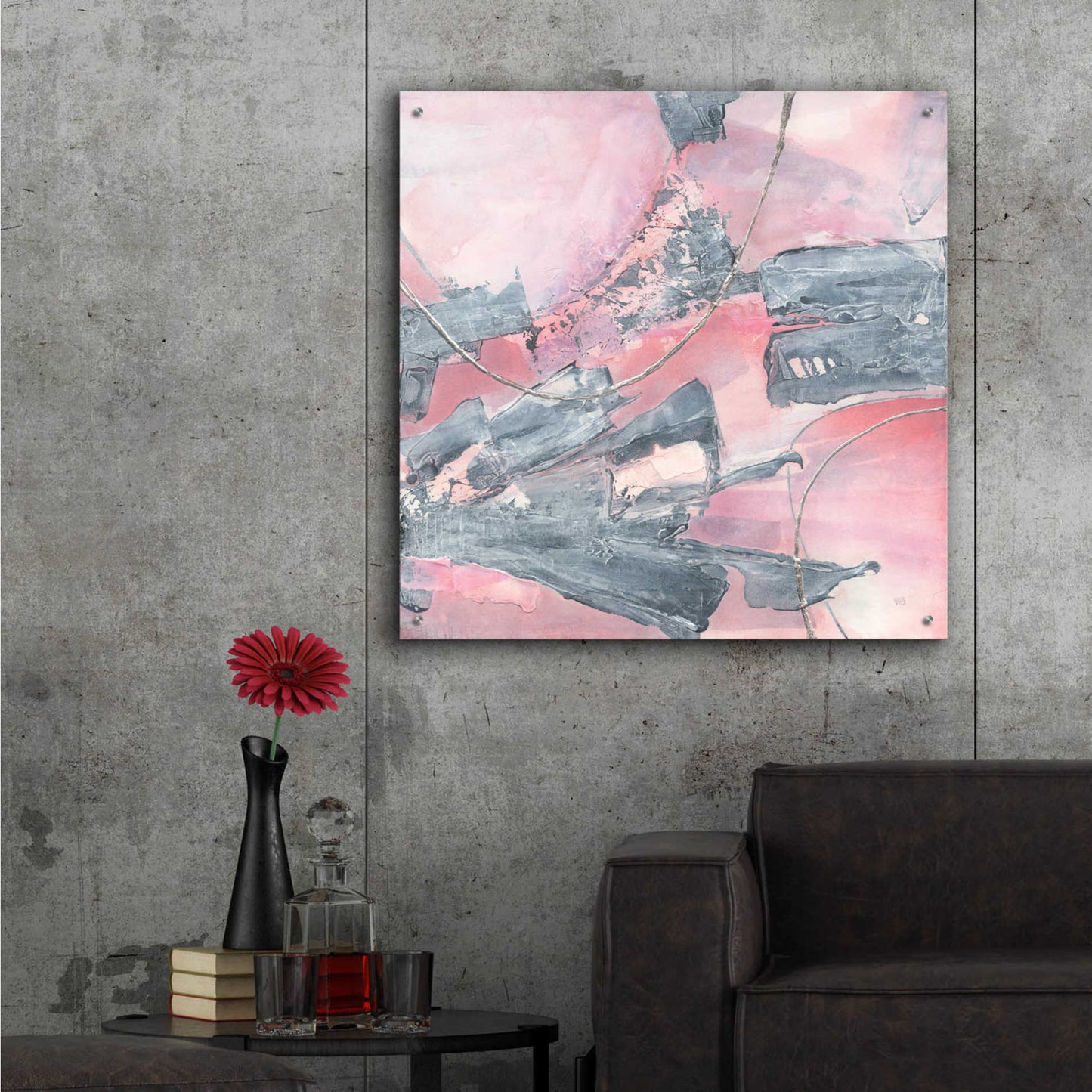 Epic Art 'Whitewashed Blush III' by Chris Paschke,36x36