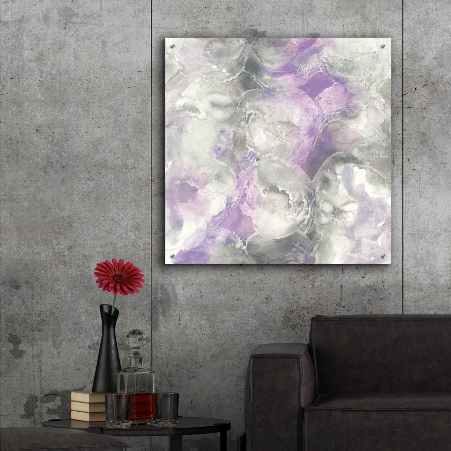 Epic Art 'Amethyst Circles I' by Chris Paschke,36x36