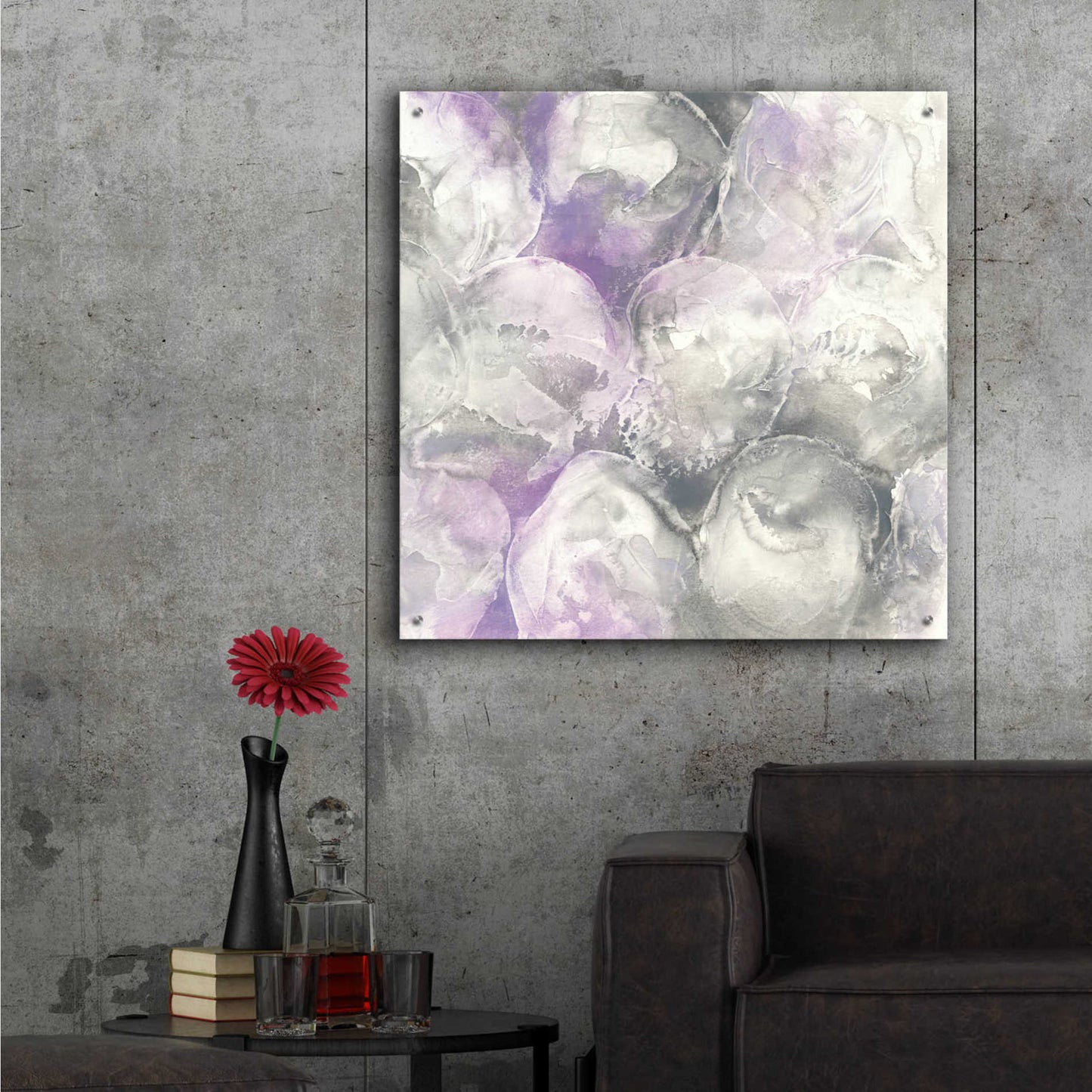 Epic Art 'Amethyst Circles II' by Chris Paschke,36x36