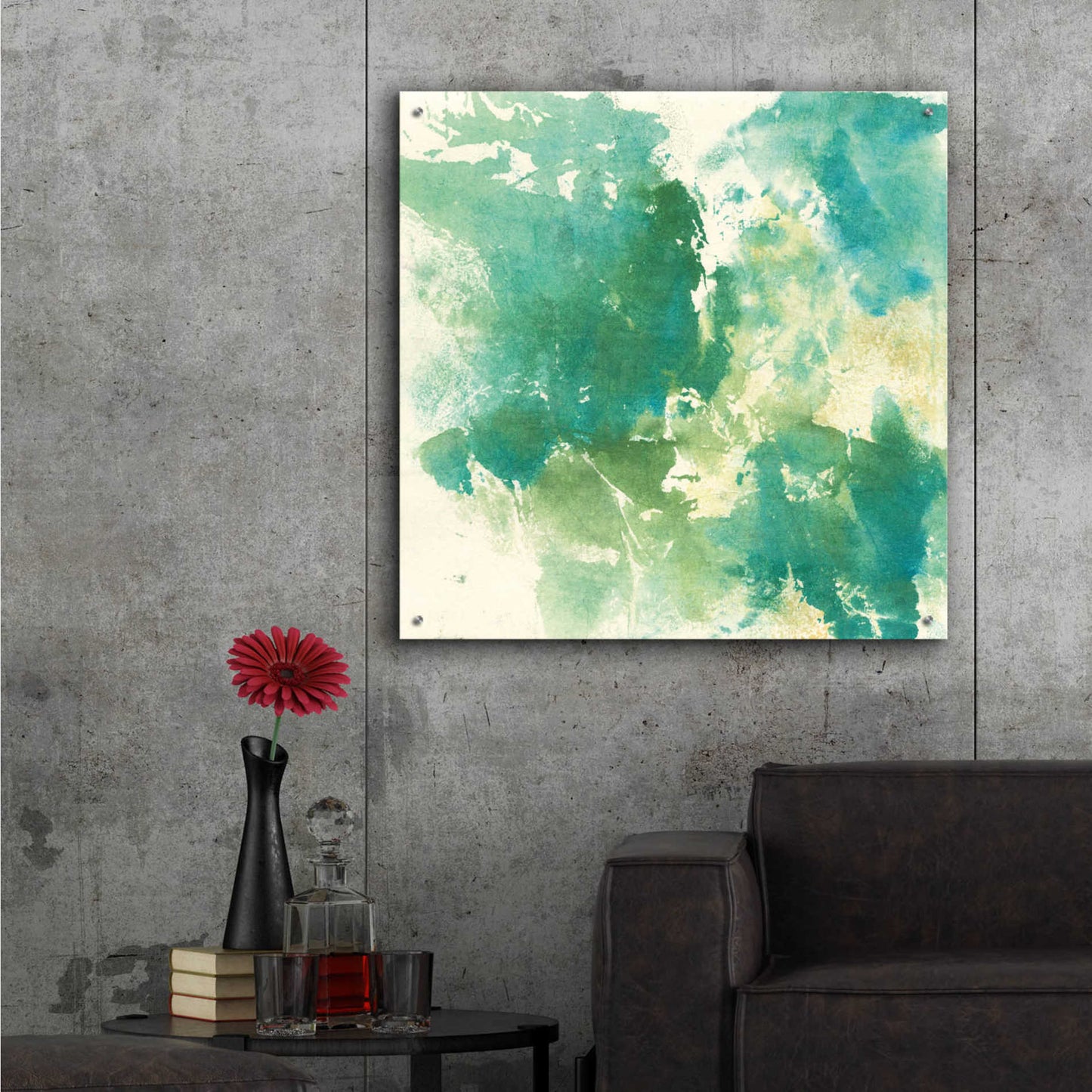 Epic Art 'Mossy Rock I' by Chris Paschke,36x36