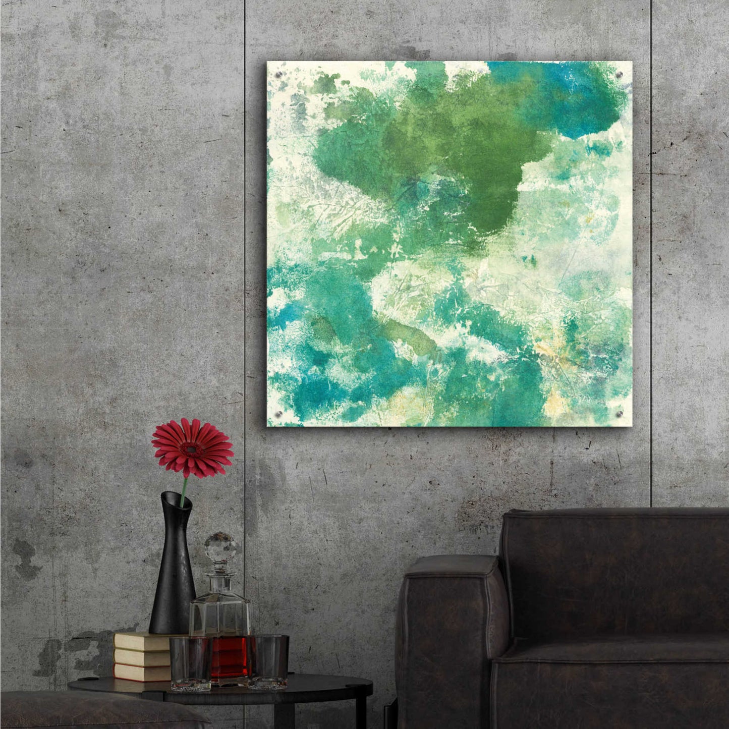 Epic Art 'Mossy Rock II' by Chris Paschke,36x36