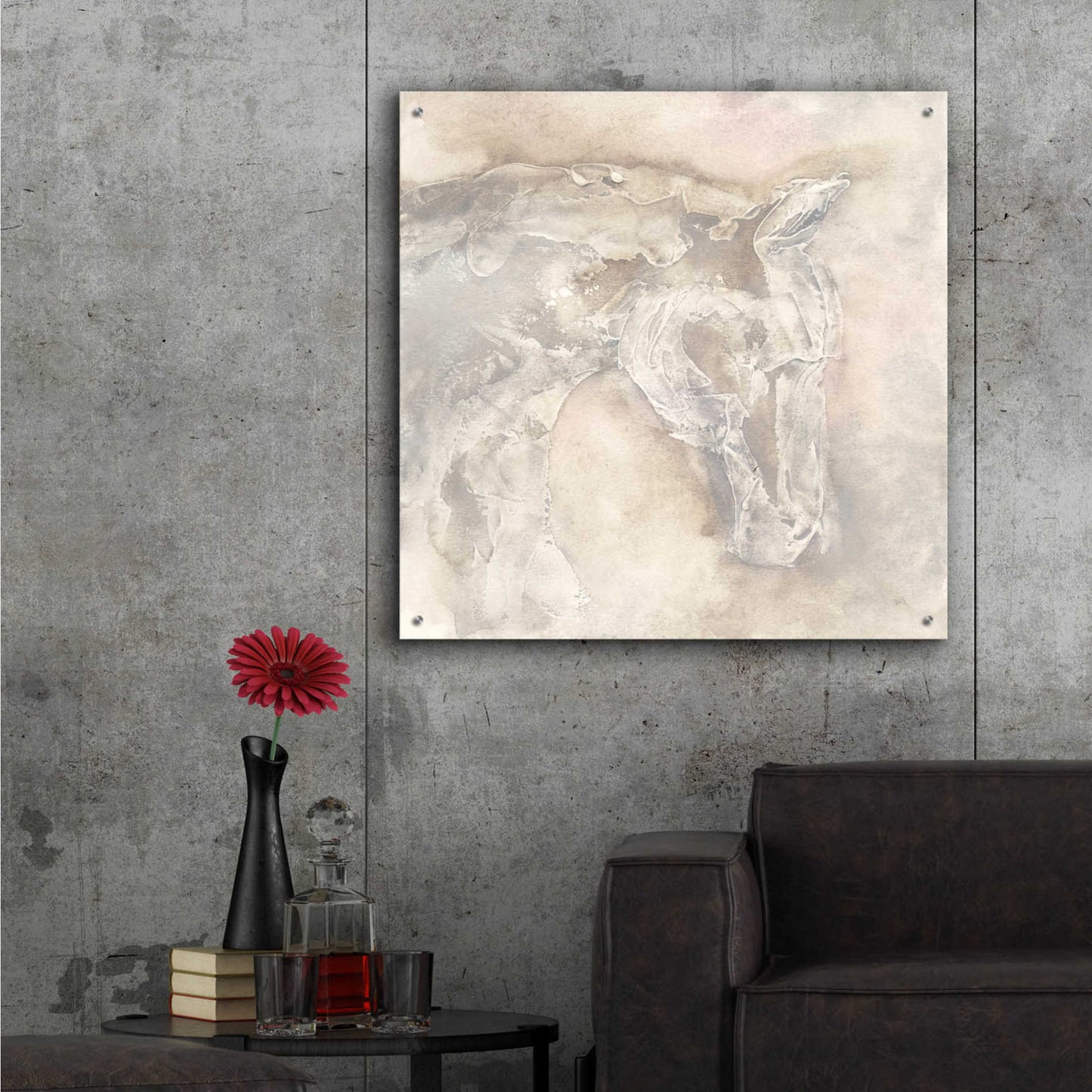 Epic Art 'Gray Head III' by Chris Paschke,36x36