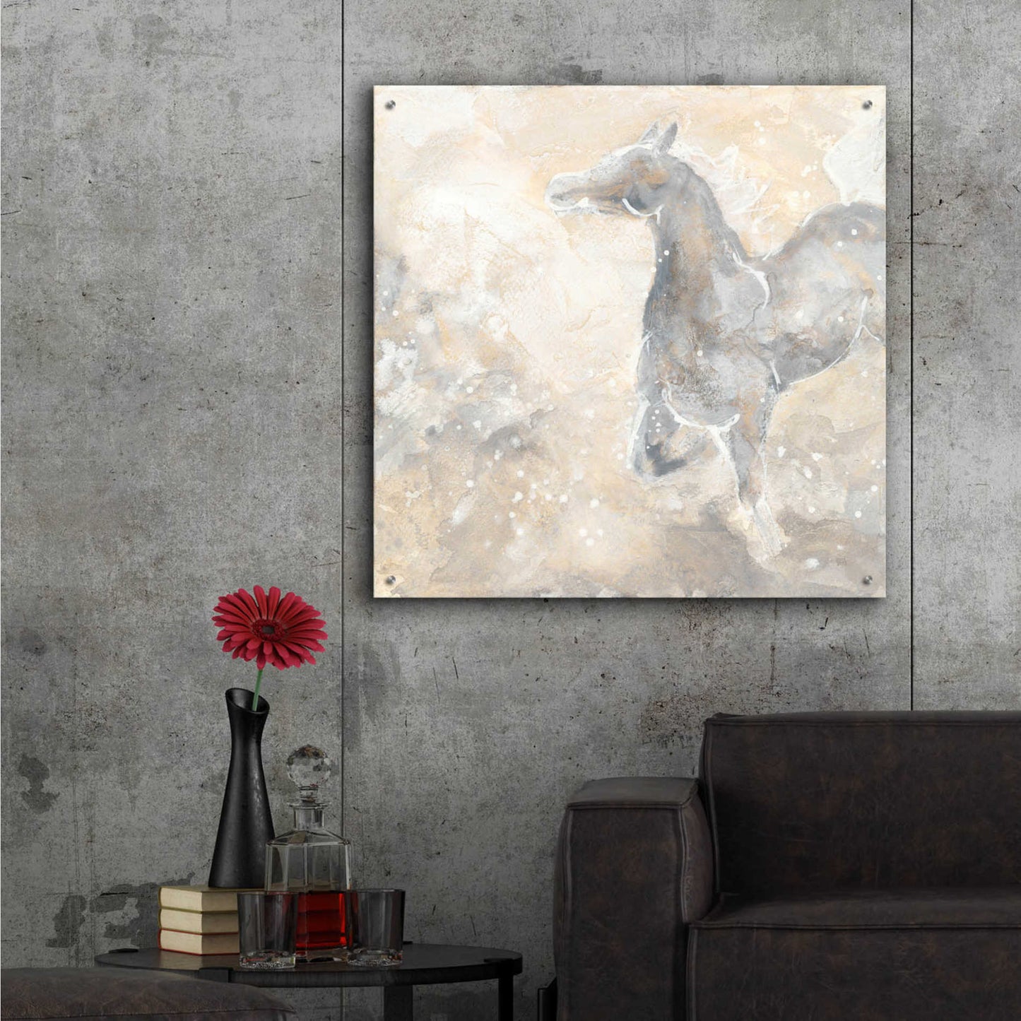 Epic Art 'Grey Horse II' by Chris Paschke,36x36