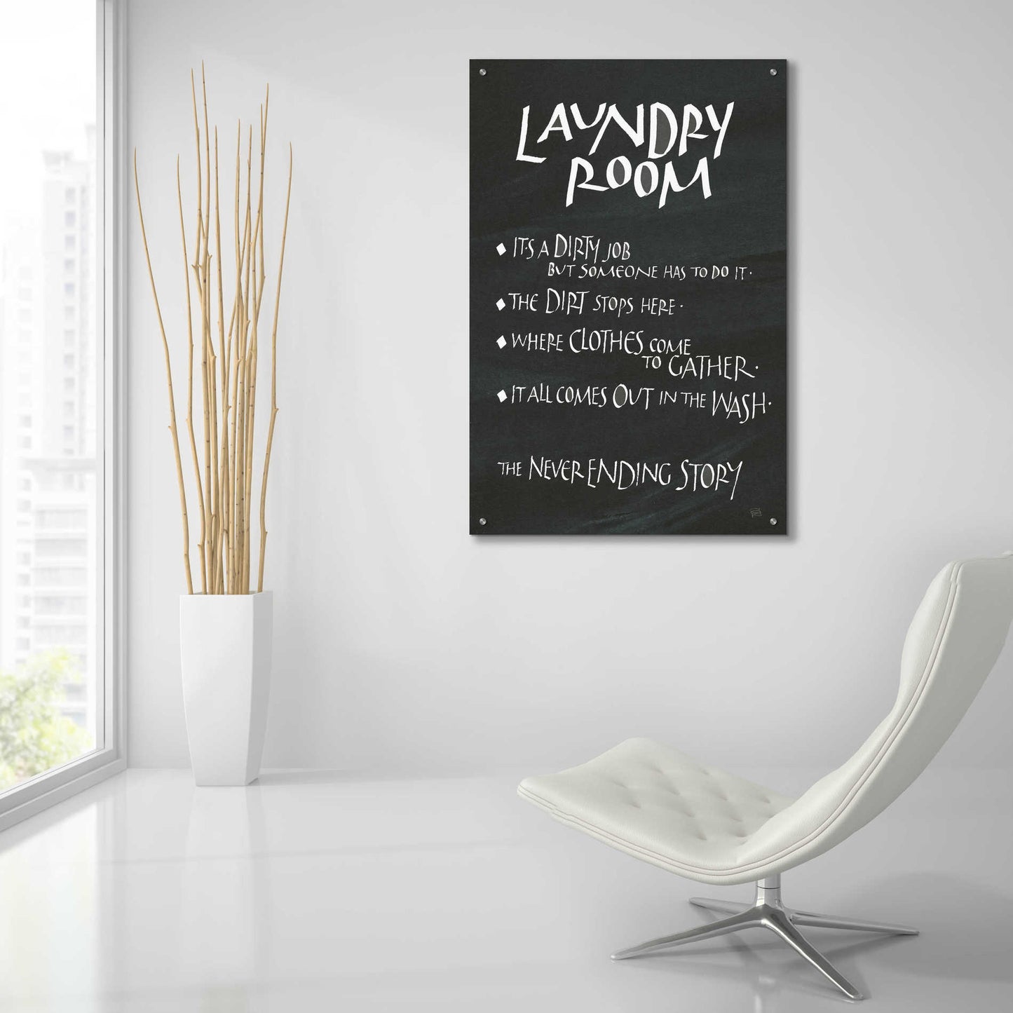 Epic Art 'Laundry Room Sayings' by Chris Paschke,24x36