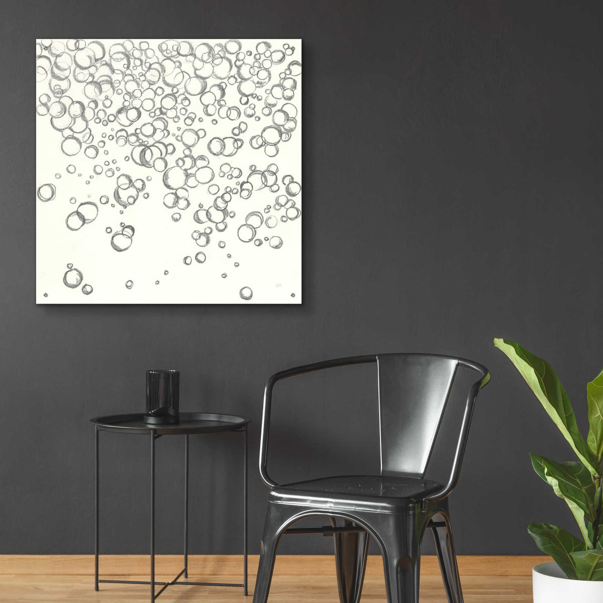 Epic Art 'Bubbles I' by Chris Paschke,36x36