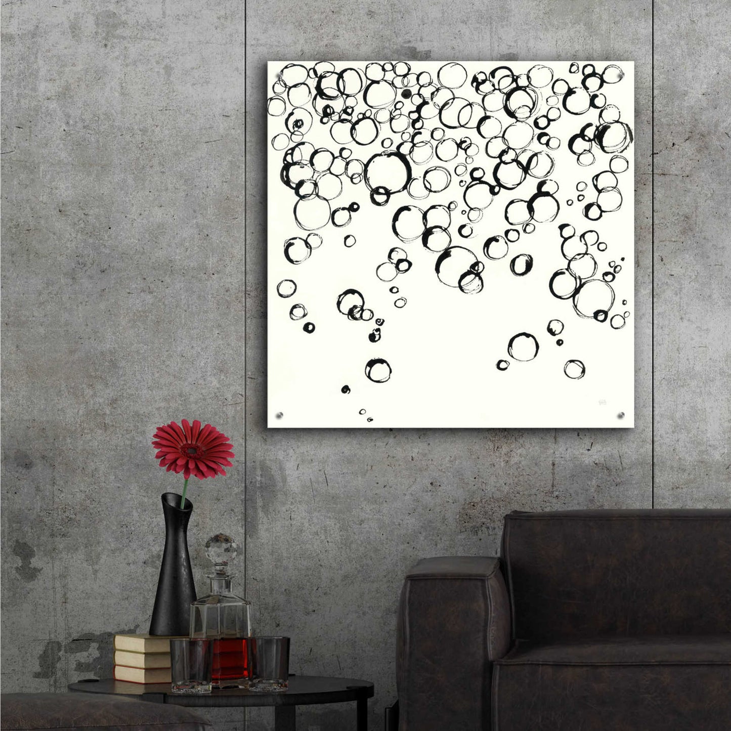 Epic Art 'Bubbles III' by Chris Paschke,36x36