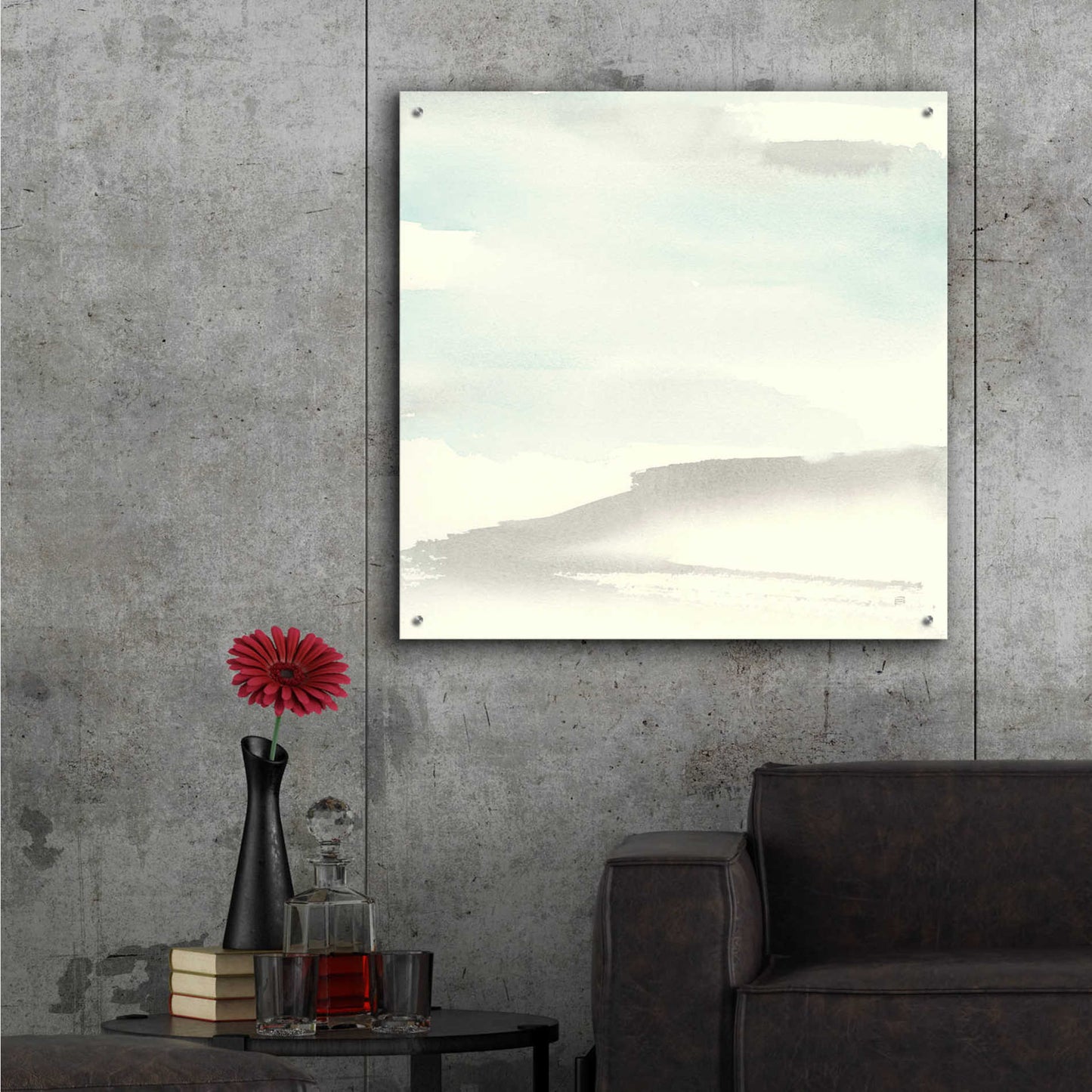 Epic Art 'Teal Sky II' by Chris Paschke,36x36