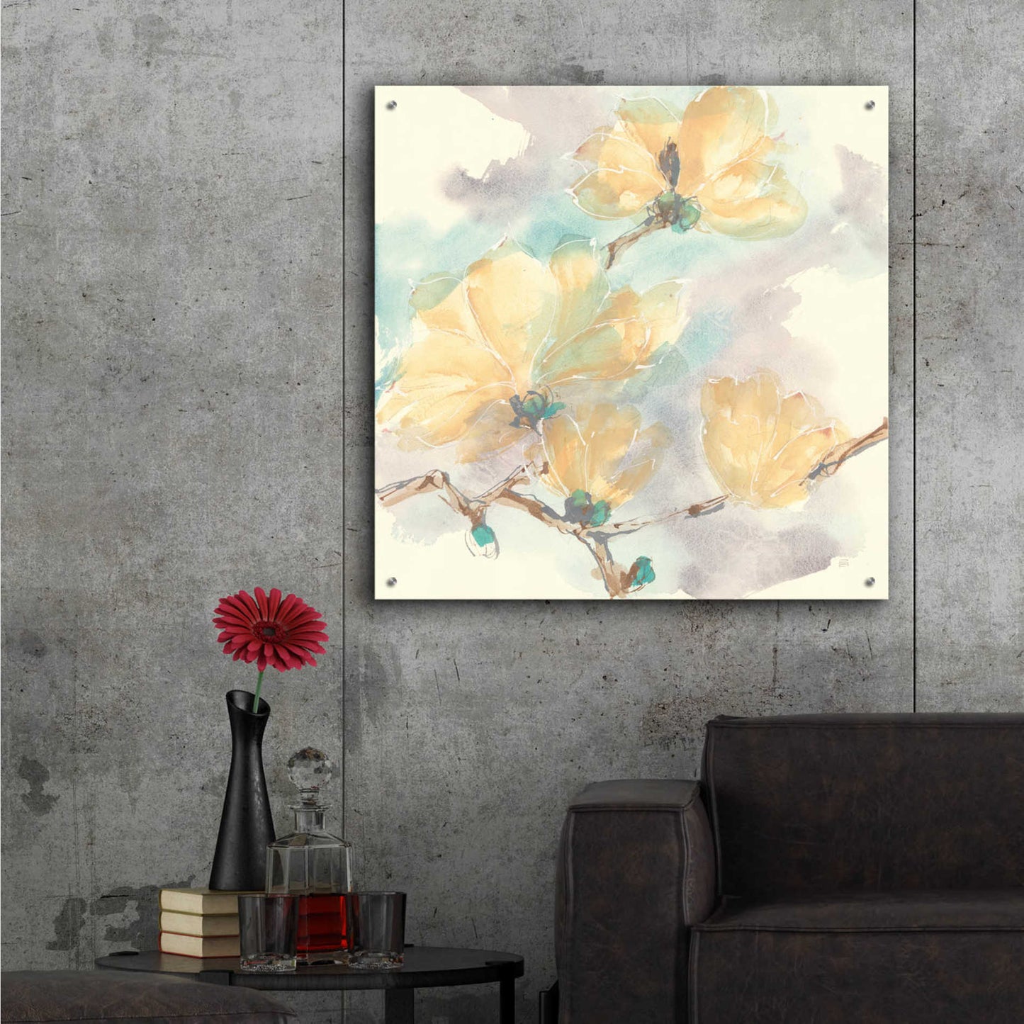 Epic Art 'Magnolias In White II' by Chris Paschke,36x36