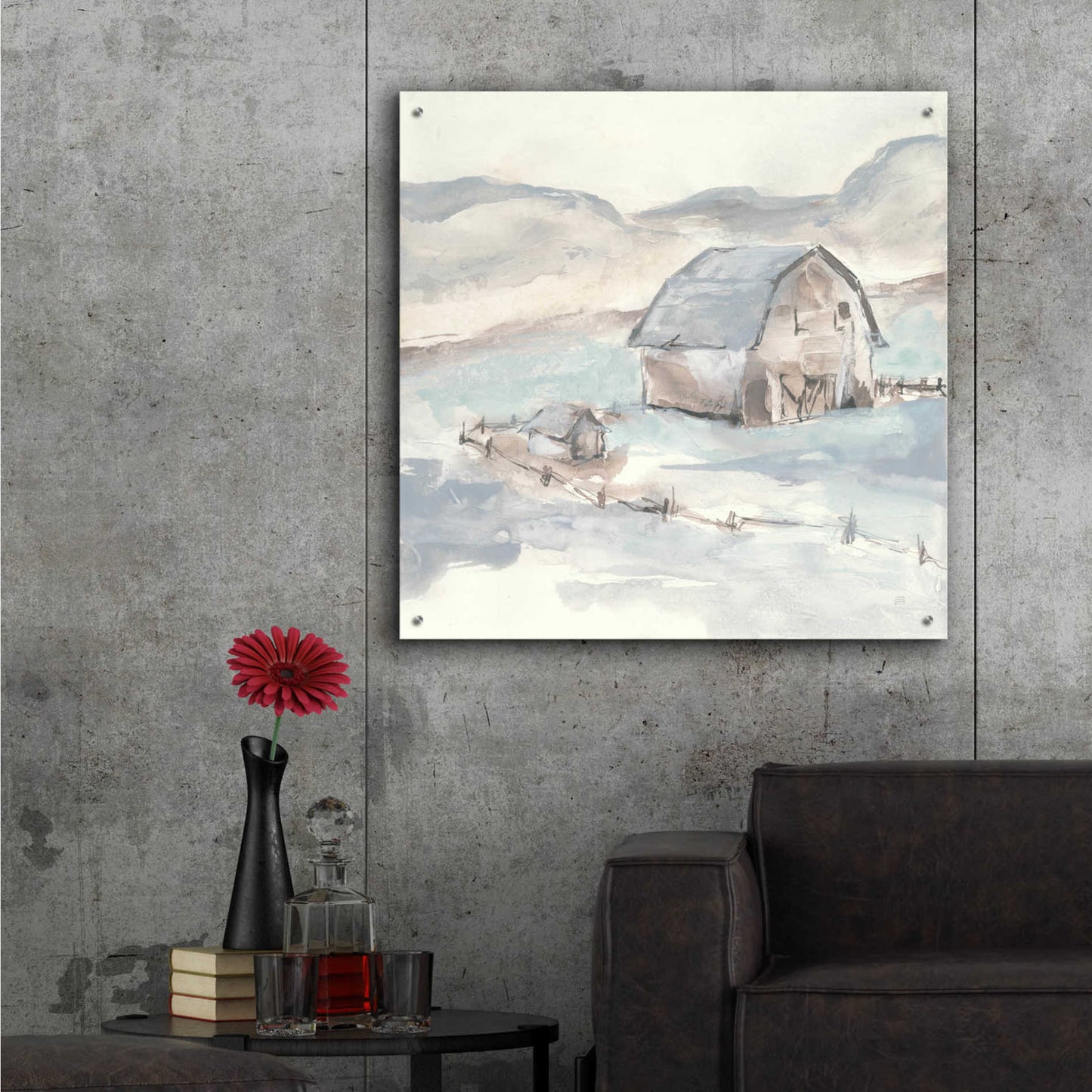 Epic Art 'Barn IV' by Chris Paschke,36x36