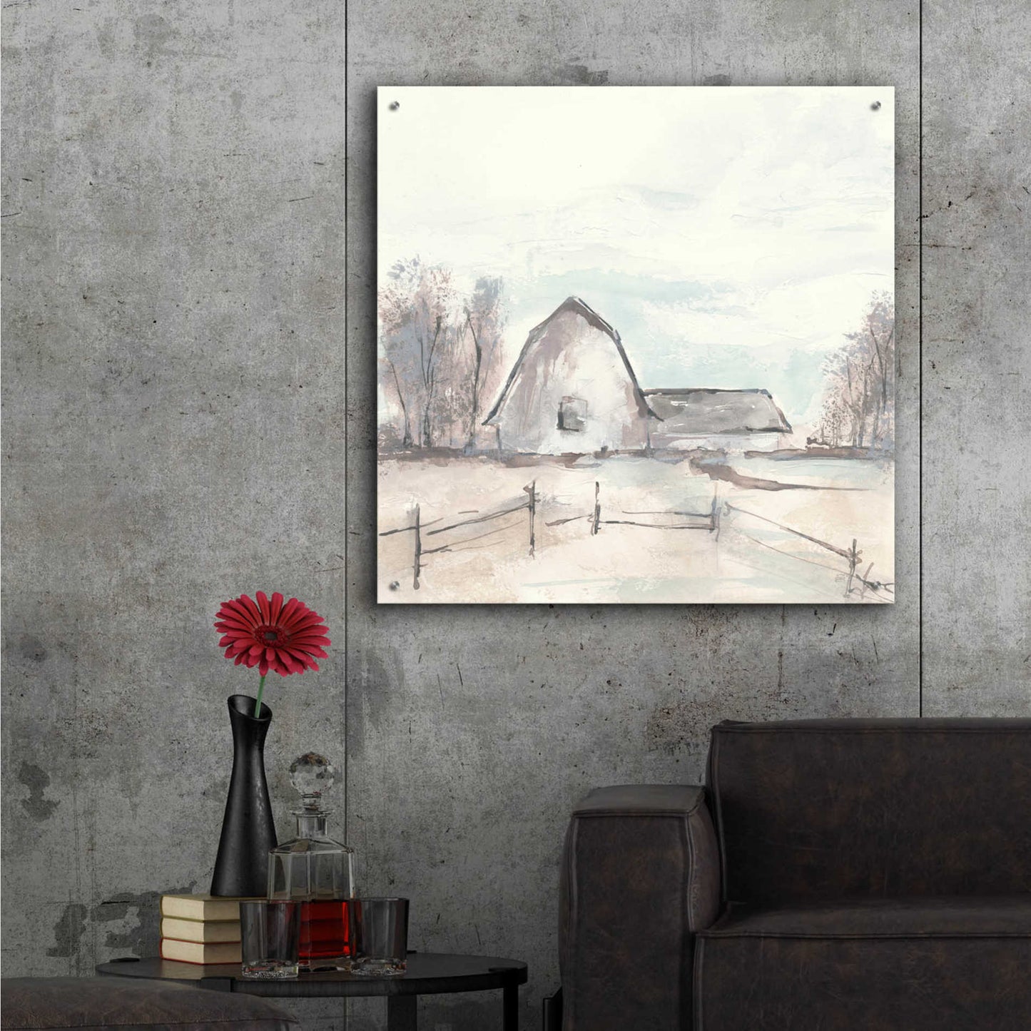 Epic Art 'Barn VIII' by Chris Paschke,36x36