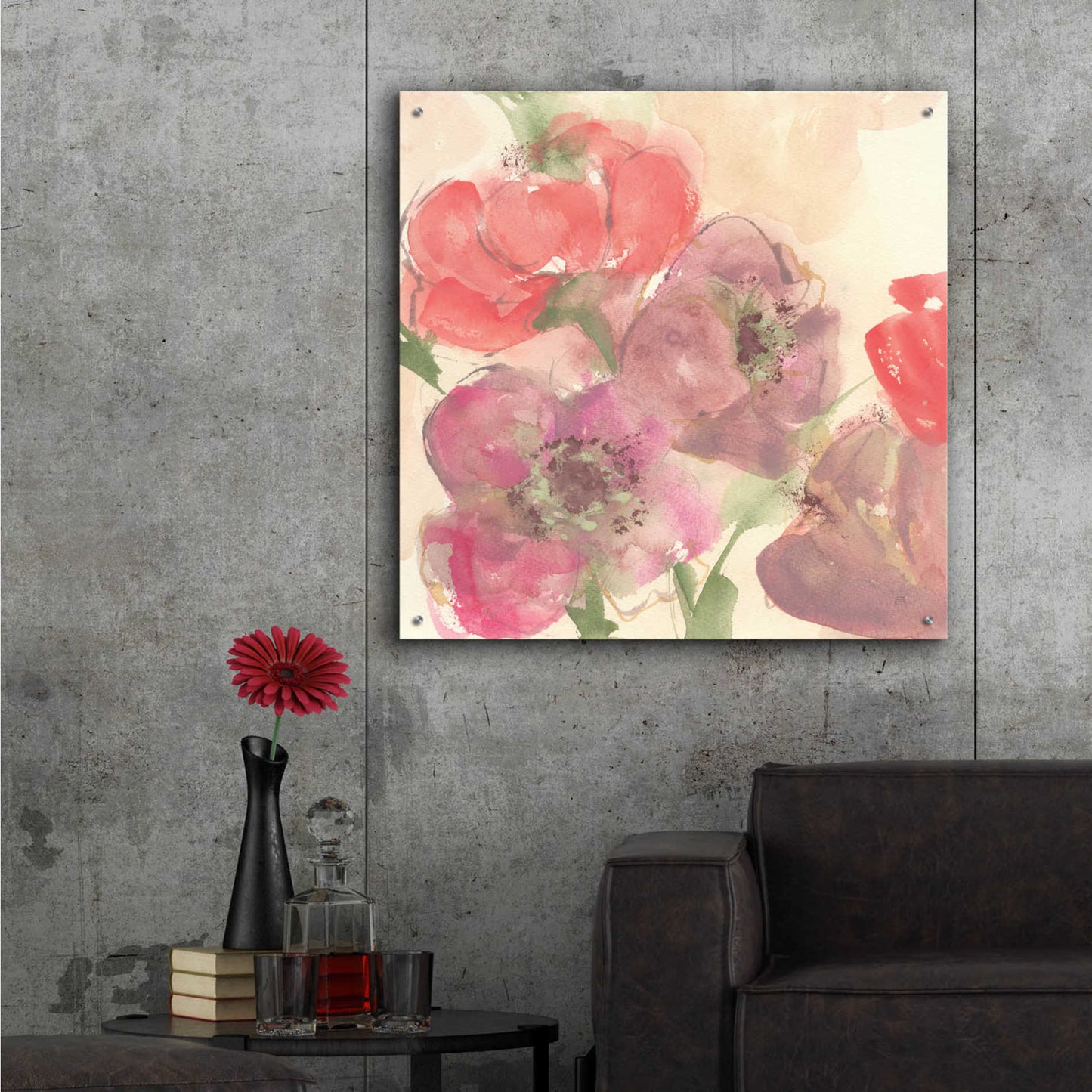 Epic Art 'Coral Blooms II' by Chris Paschke,36x36