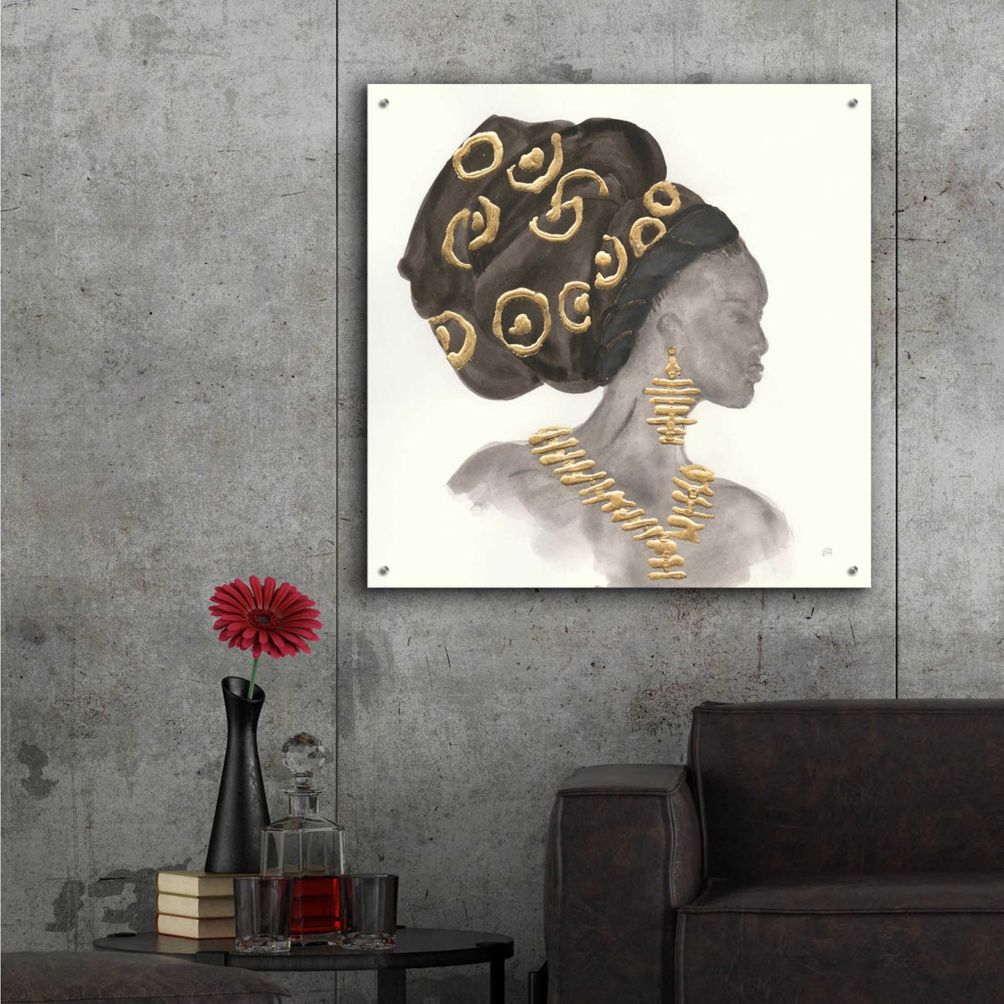 Epic Art 'Headdress Beauty I' by Chris Paschke,36x36