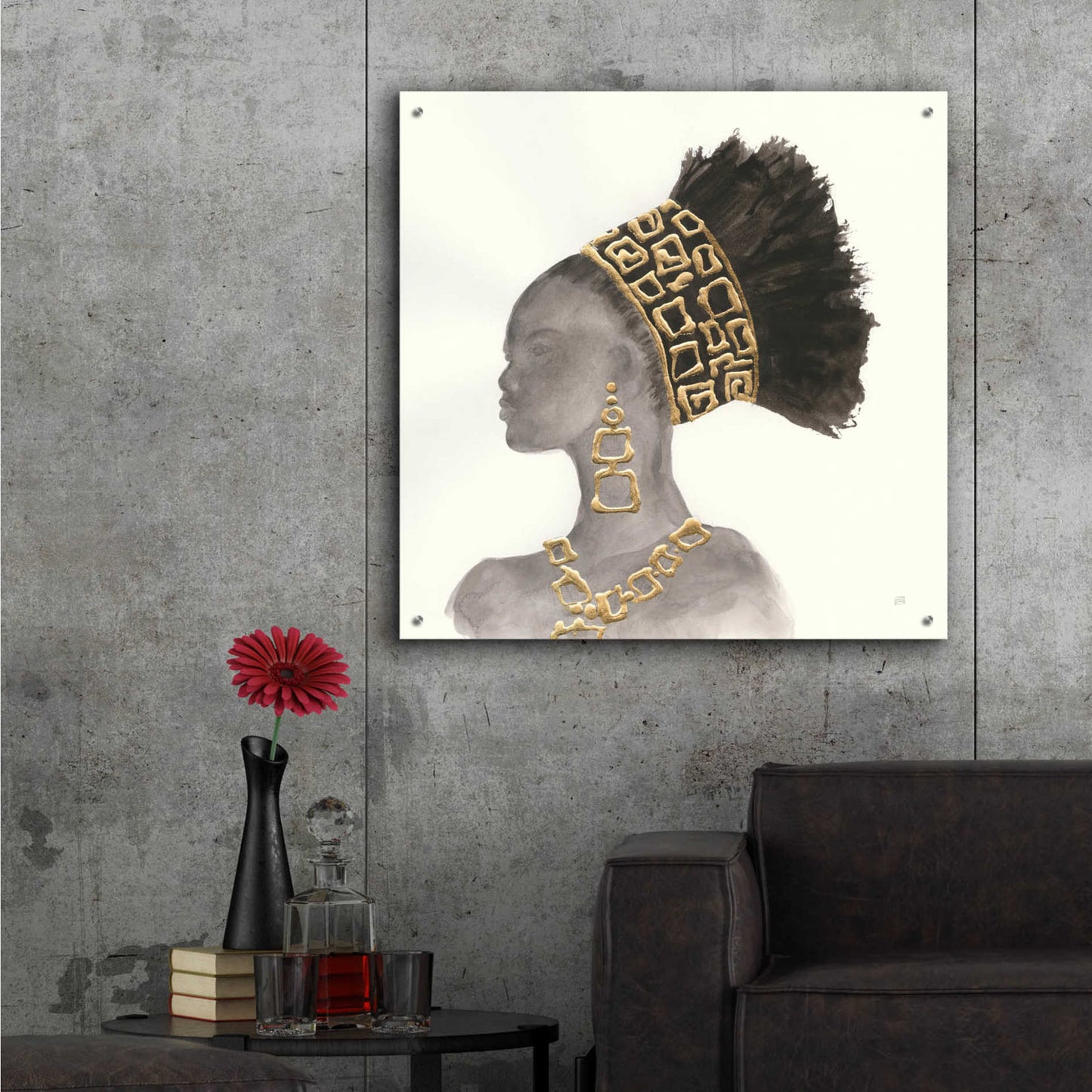 Epic Art 'Headdress Beauty II' by Chris Paschke,36x36