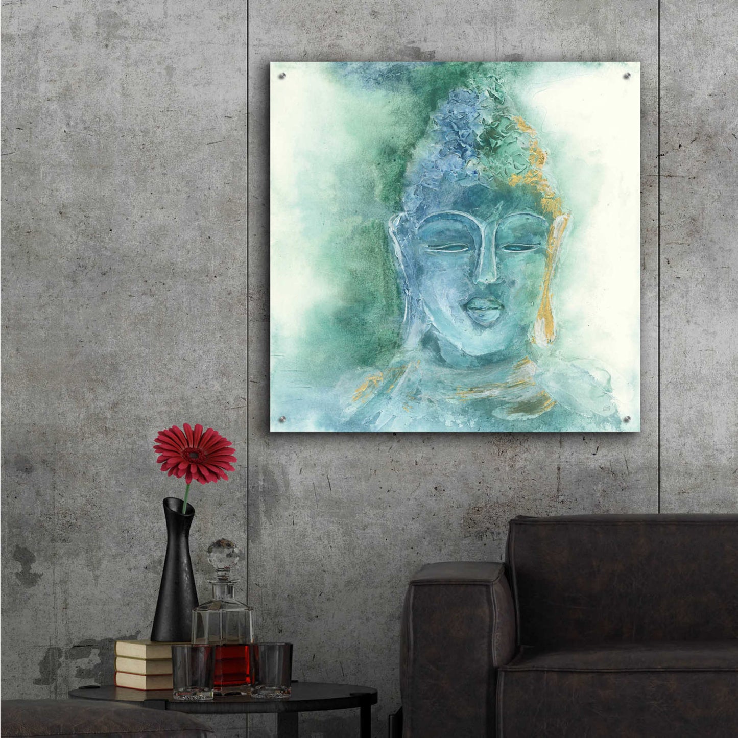 Epic Art 'Gilded Buddha II' by Chris Paschke,36x36