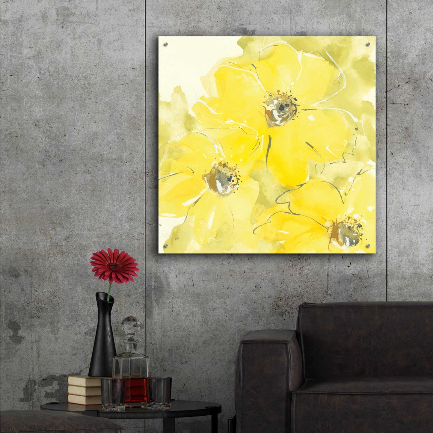 Epic Art 'Sunshine Cosmos I' by Chris Paschke,36x36