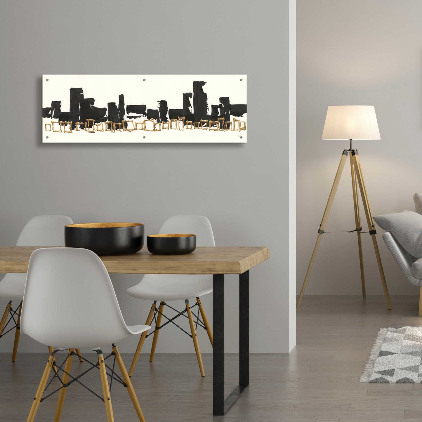 Epic Art 'Gilded Boxes I' by Chris Paschke,48x16