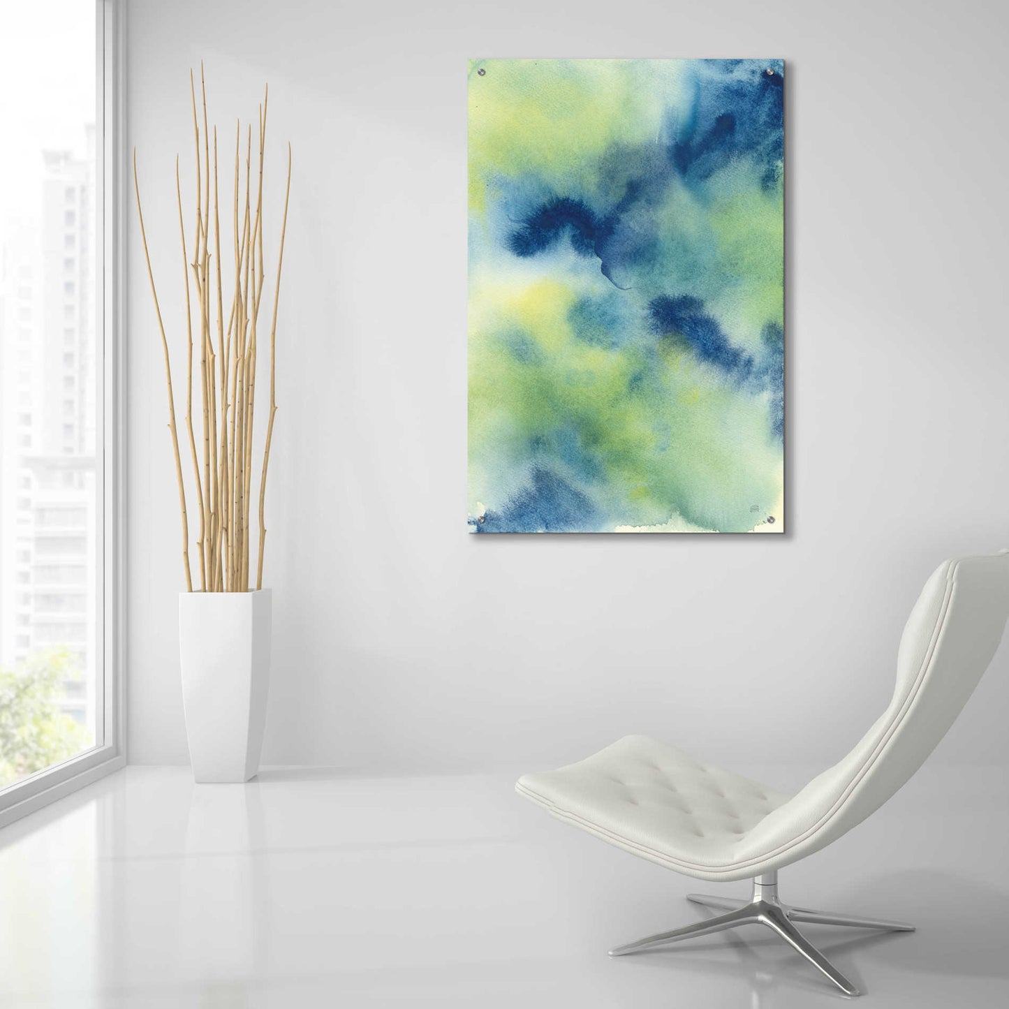 Epic Art 'Indigo Flow I' by Chris Paschke,24x36