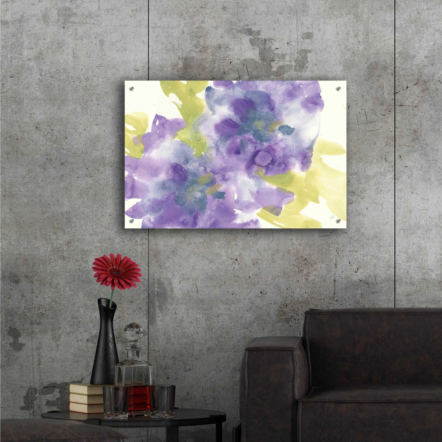 Epic Art 'VIolet And Gray I' by Chris Paschke,36x24