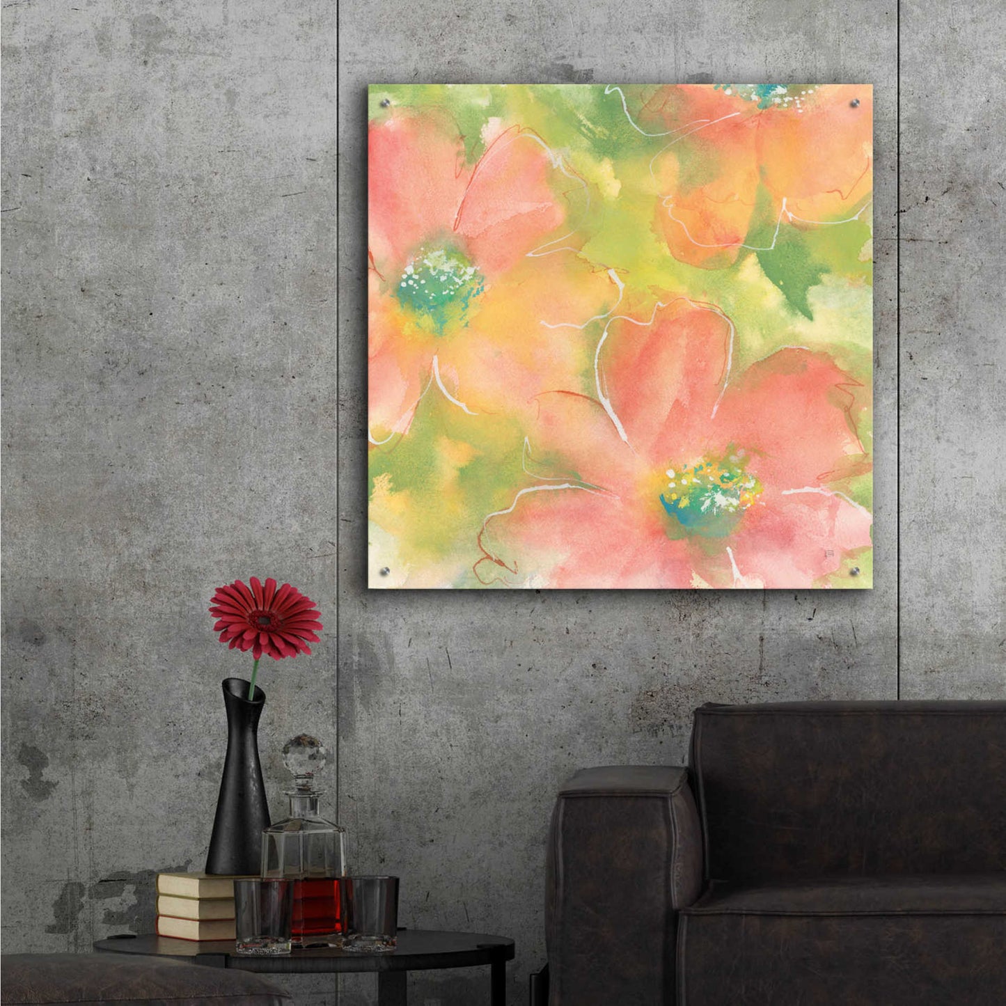 Epic Art 'Summer Cosmos I' by Chris Paschke,36x36